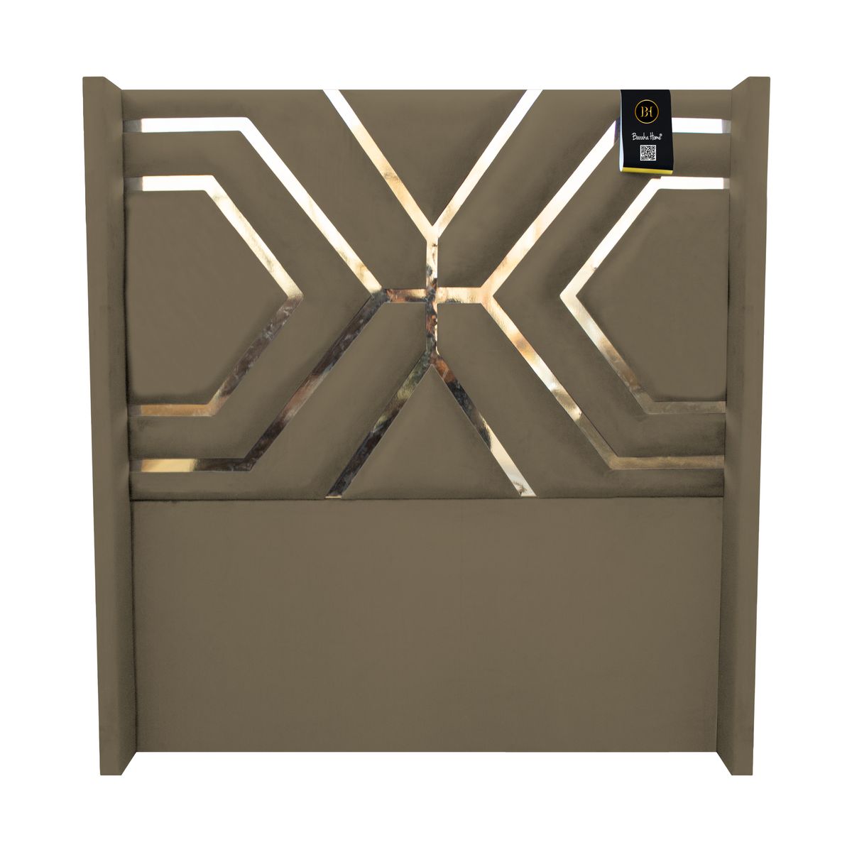 BARAKA HOME - Cabecera Emperatriz Nich 2 Plz - Beige Oscuro