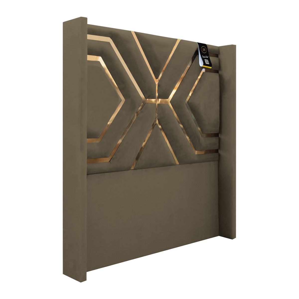 BARAKA HOME - Cabecera Emperatriz Nich 2 Plz - Beige Oscuro