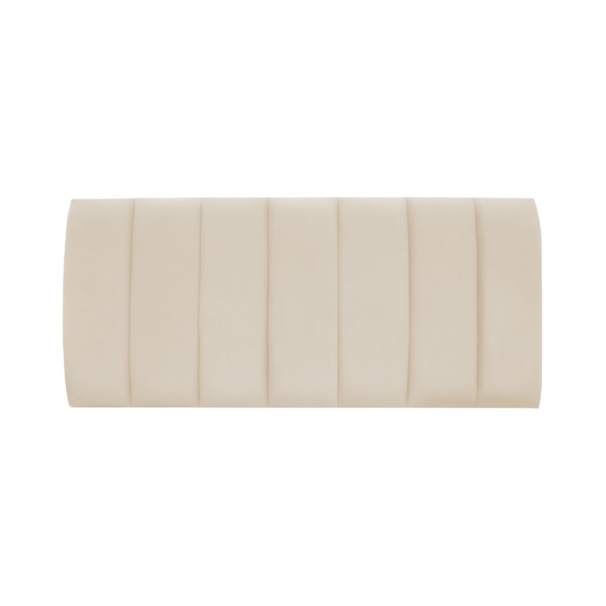 MUEBLES MACRUMO - Cama tapizada Aurea + almohada - 1.5 Plz - Color Beige claro