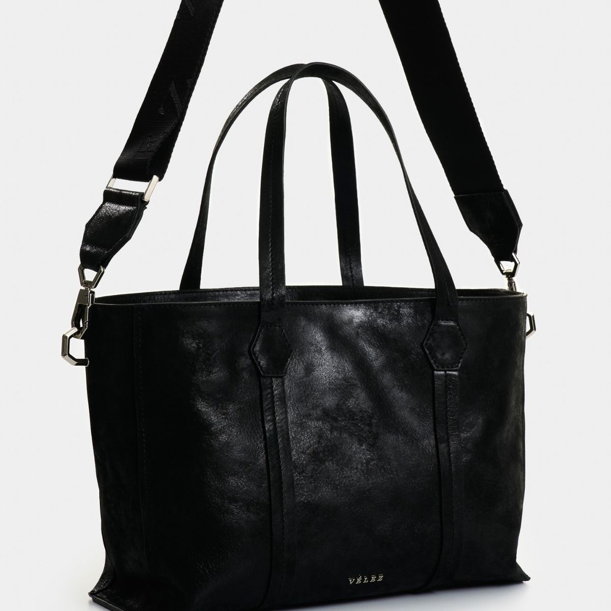 VELEZ - Vélez Bowling Nectaria 2.0 Cuero Mujer Trenzado Negro