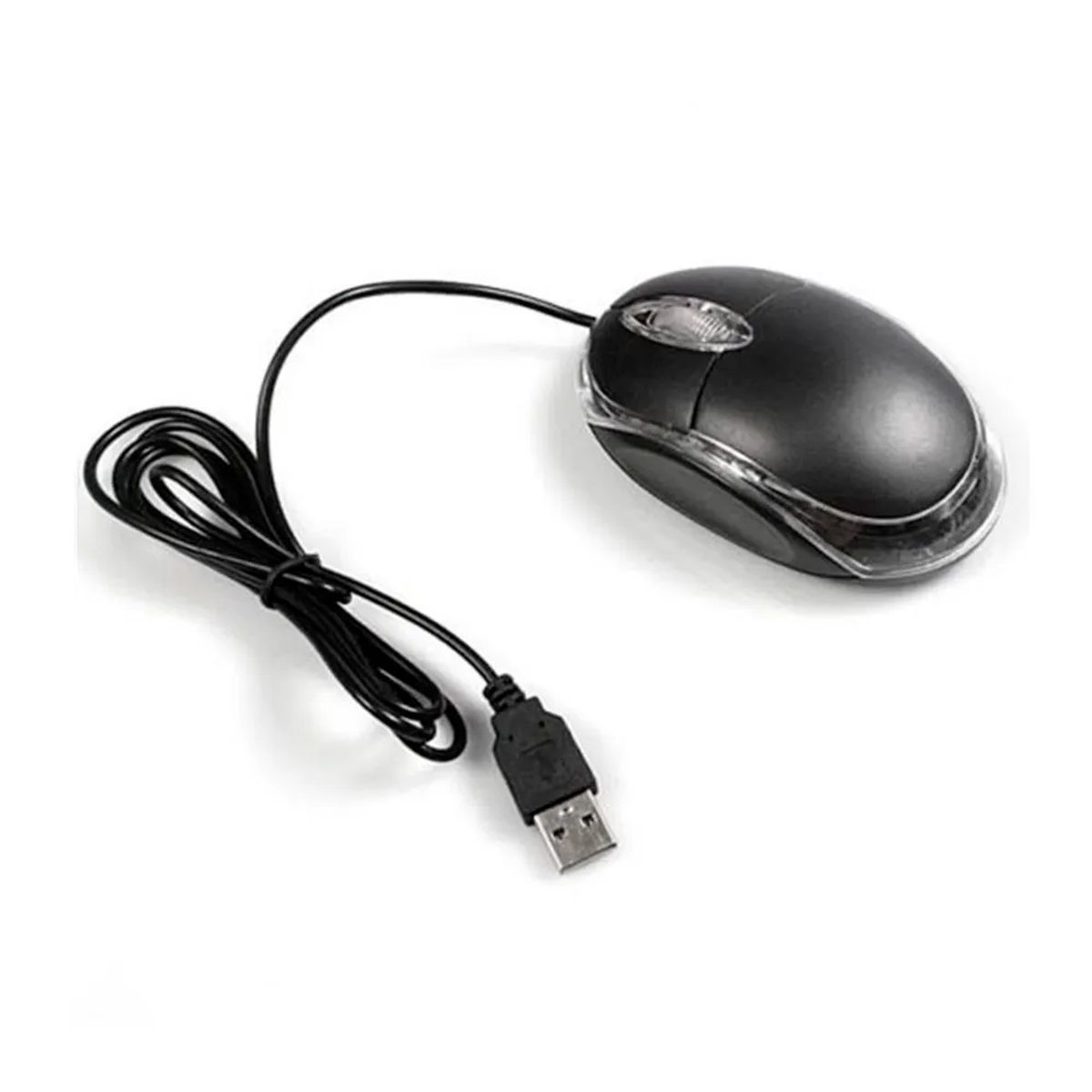 GENERICO - Mouse Alámbrico  Usb - Negro - Óptico