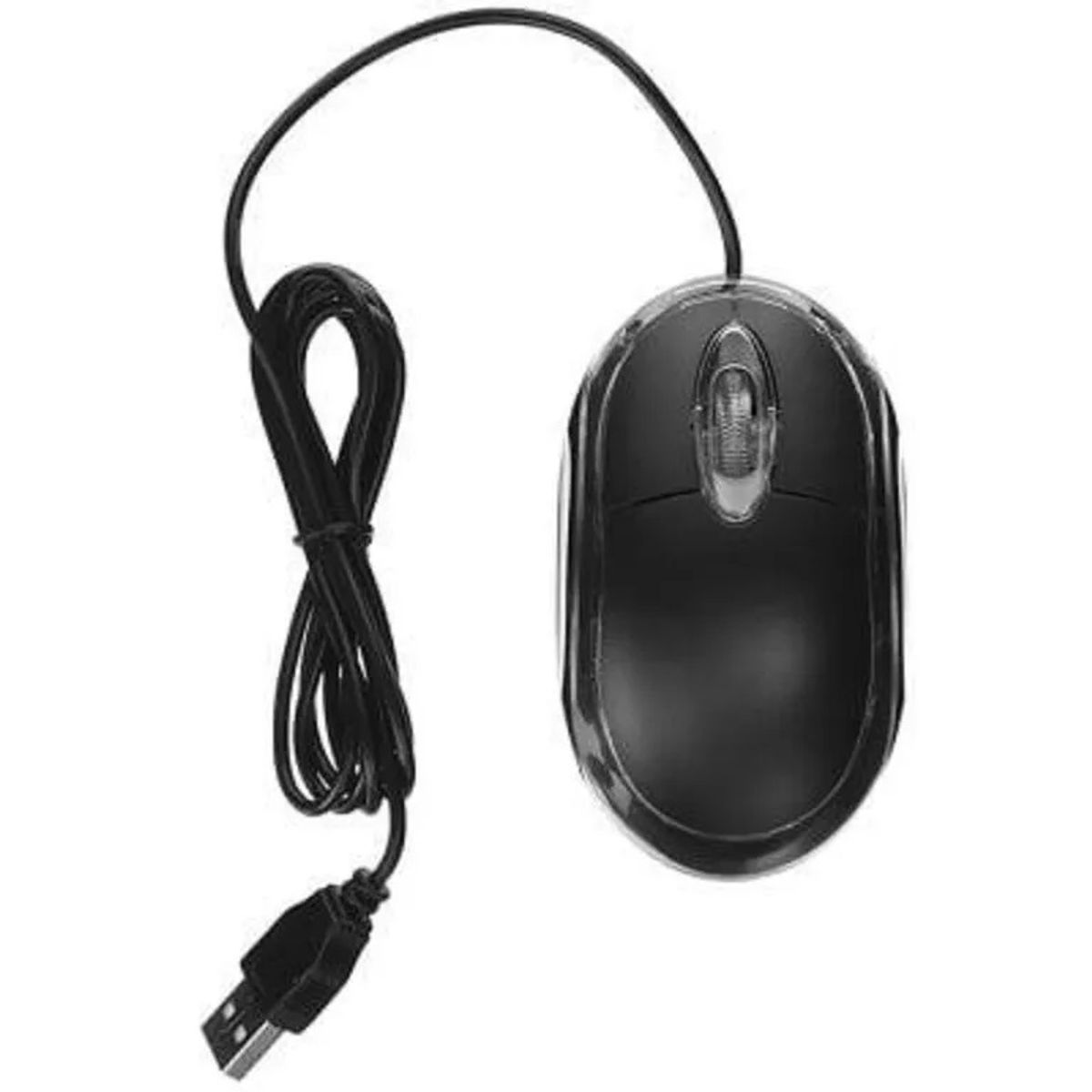 GENERICO - Mouse Alámbrico  Usb - Negro - Óptico