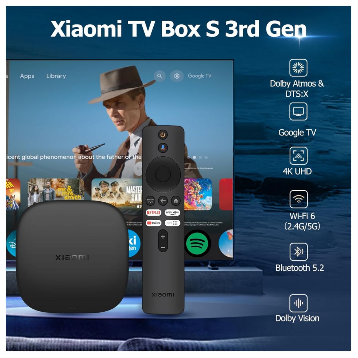 XIAOMI - TV Box Xiaomi 3ra GEN Ultra 4k 2GB RAM 32GB ROM