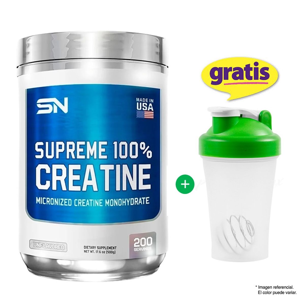 SUPREME NUTRITION - CREATINE MICRONIZED Creatina SUPREME NUTRITION 500 gr