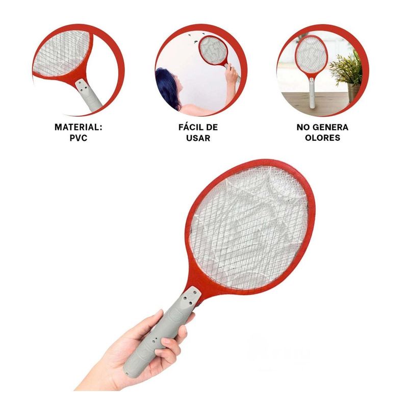 GENERICO - Pack12 Malla Eficiente en Rojo Y+Banderitas Adhesivas