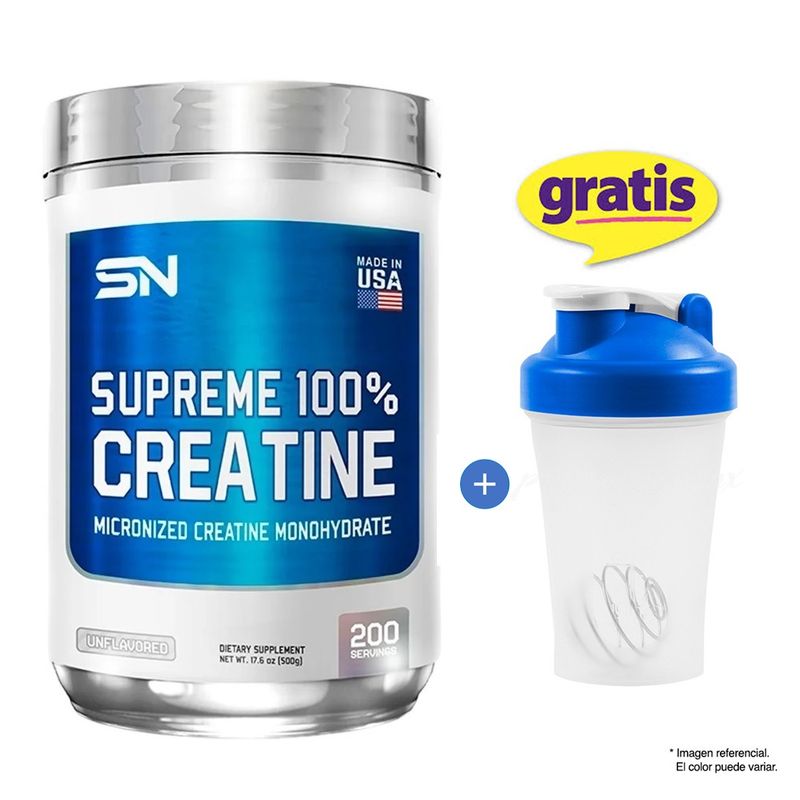 SUPREME NUTRITION - CREATINE CREATINA MONOHIDRATADA 500 GR SUPREME NUTRITION