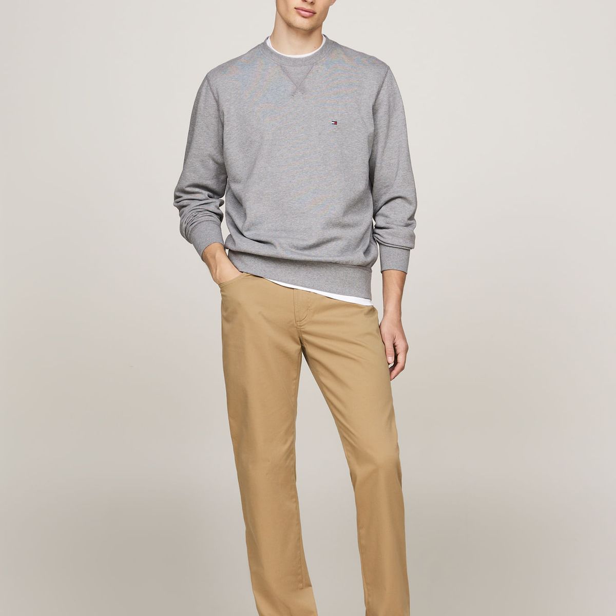 TOMMY HILFIGER - SWEATSHIRT ESSENTIAL TERRY CREWNECK