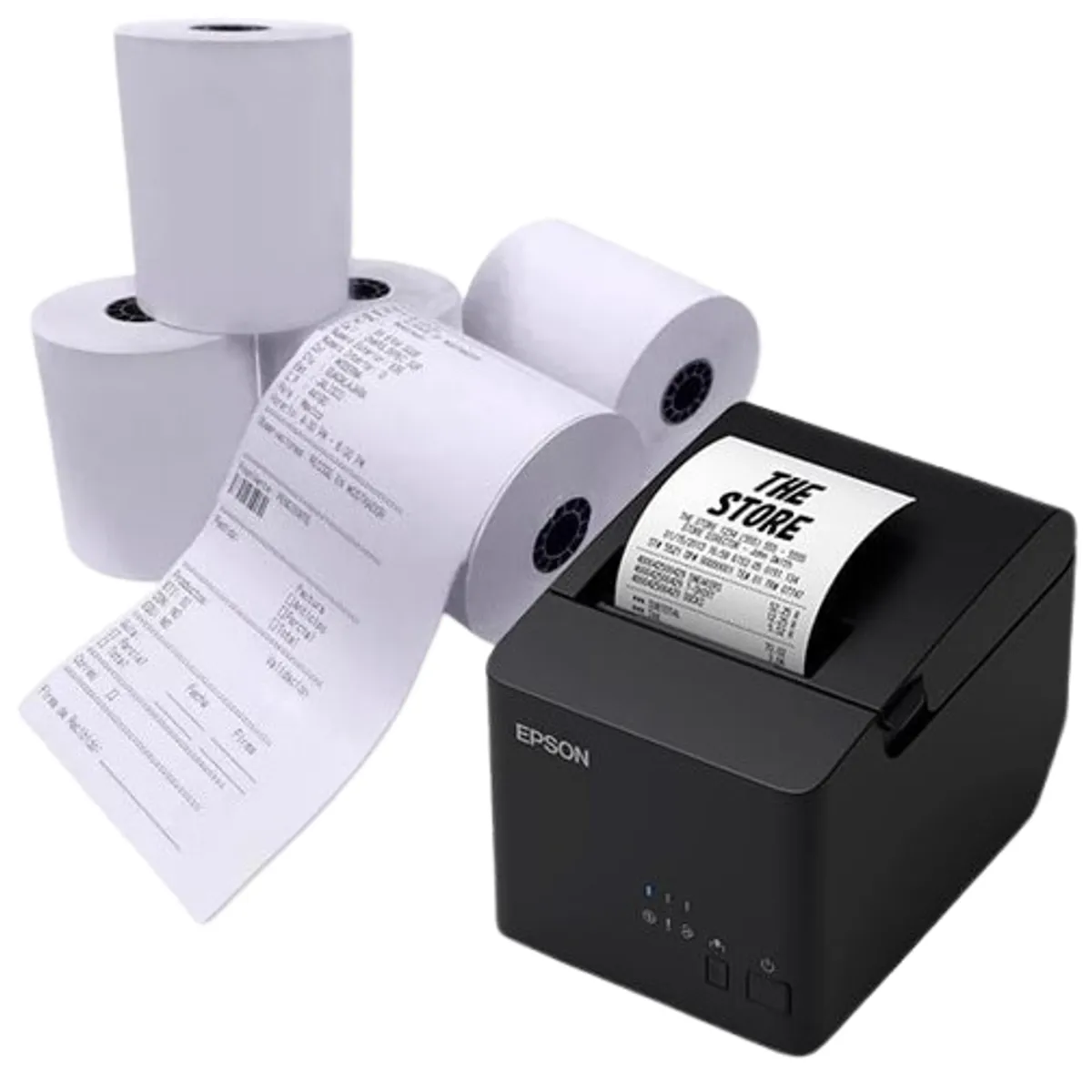 GENERICO - ROLLO DE PAPEL TERMICO 80X80MM 65GR -- CAJA 20 ROLLOS