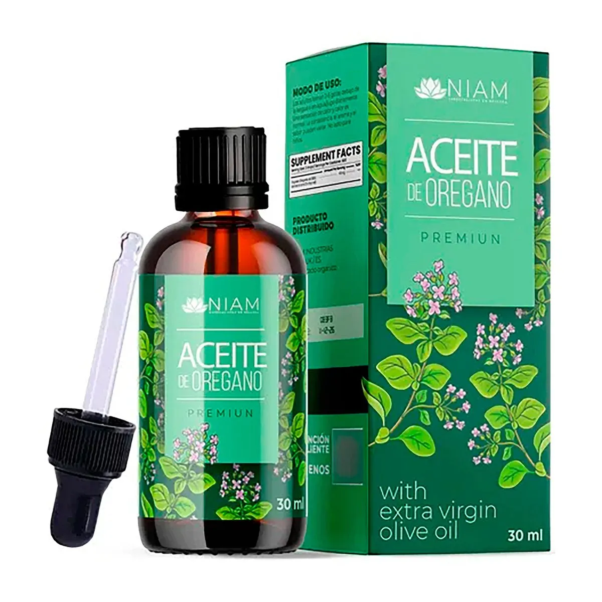 GENERICO - Aceite Esencial de Oregano Premium x 30ml - Niam