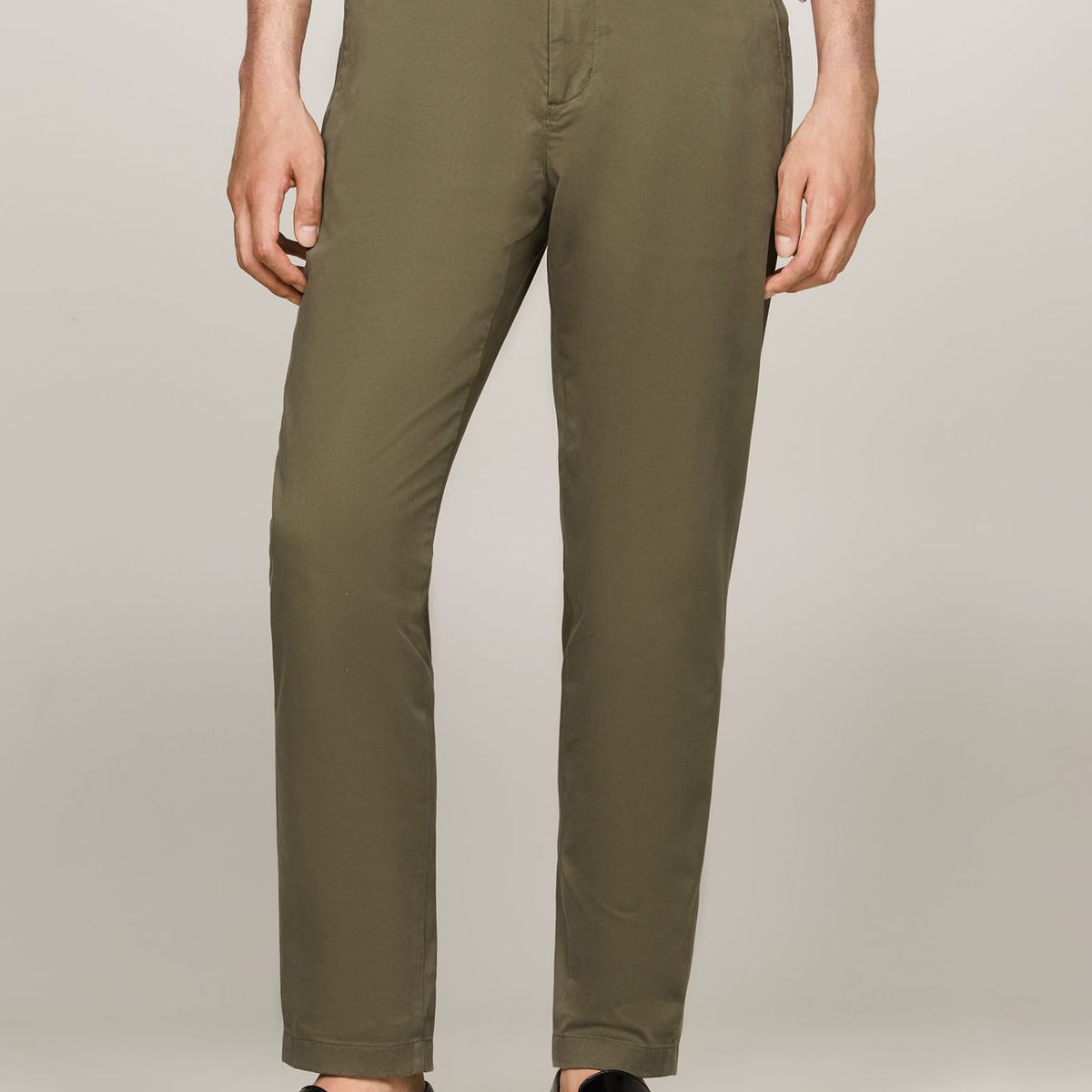 TOMMY HILFIGER - PANTALON HARLEM CHINO SATIN