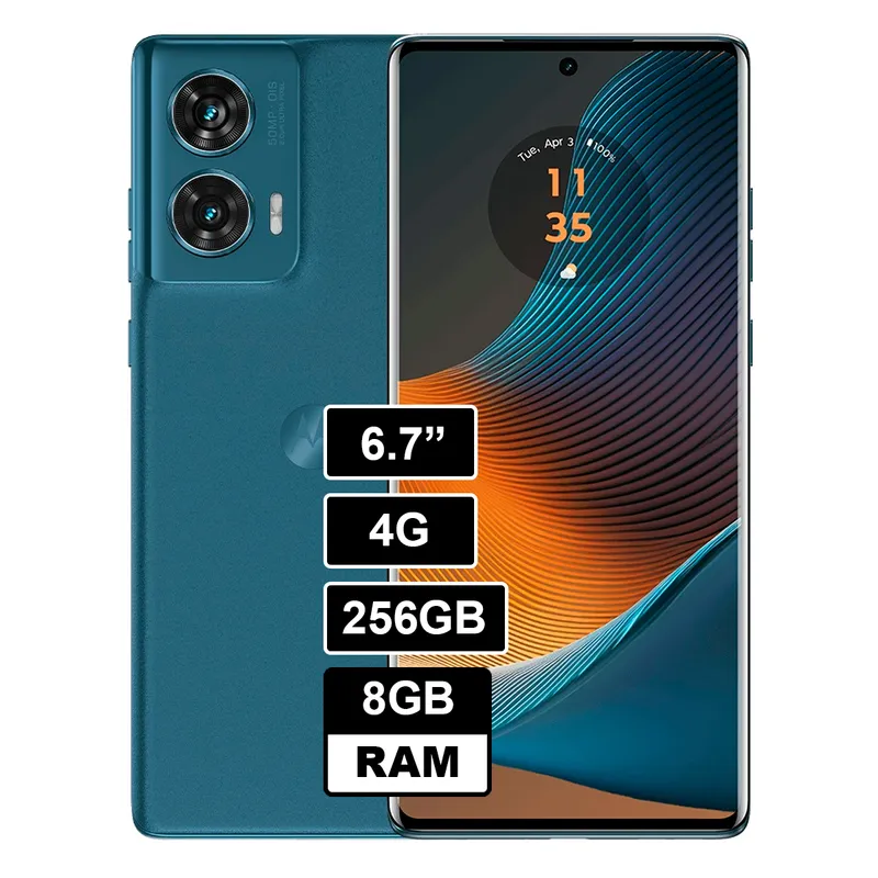 MOTOROLA - Celular Motorola EDGE 50 FUSION 8GB RAM - 256GB Verde Azulado