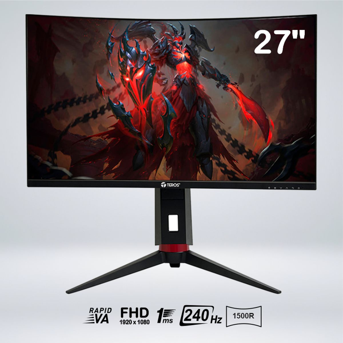 TEROS - MONITOR GAMER CURVO TEROS TE-2764G, 27" FHD VA, 240 HZ, 1MS