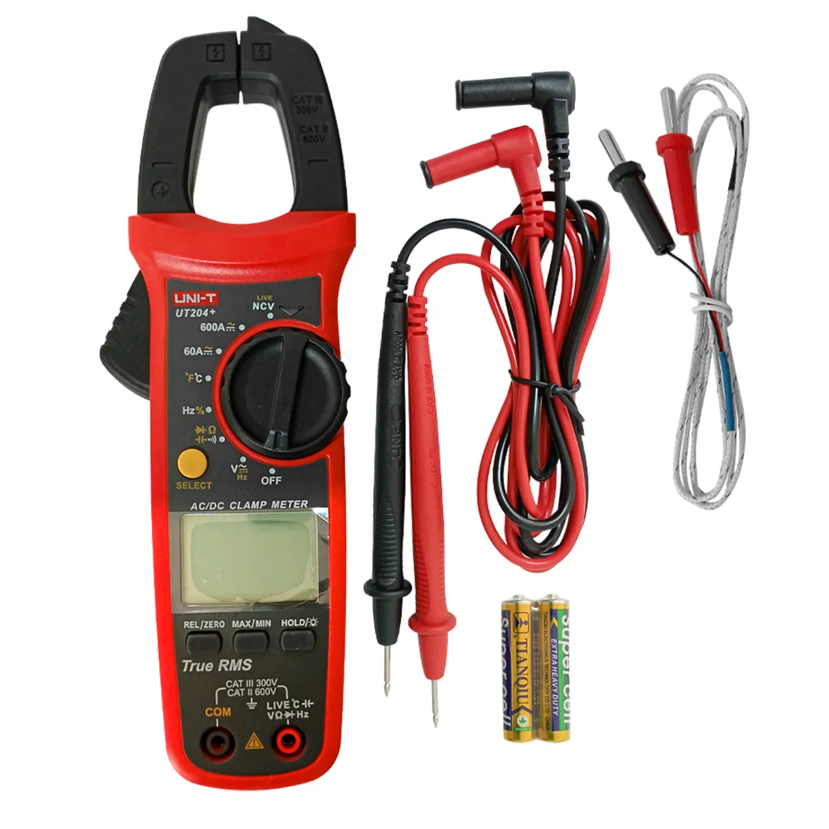 UNI T - Pinza Amperimetrica UNIT UNI-T UT-204+ UT204+ ACDC 600A