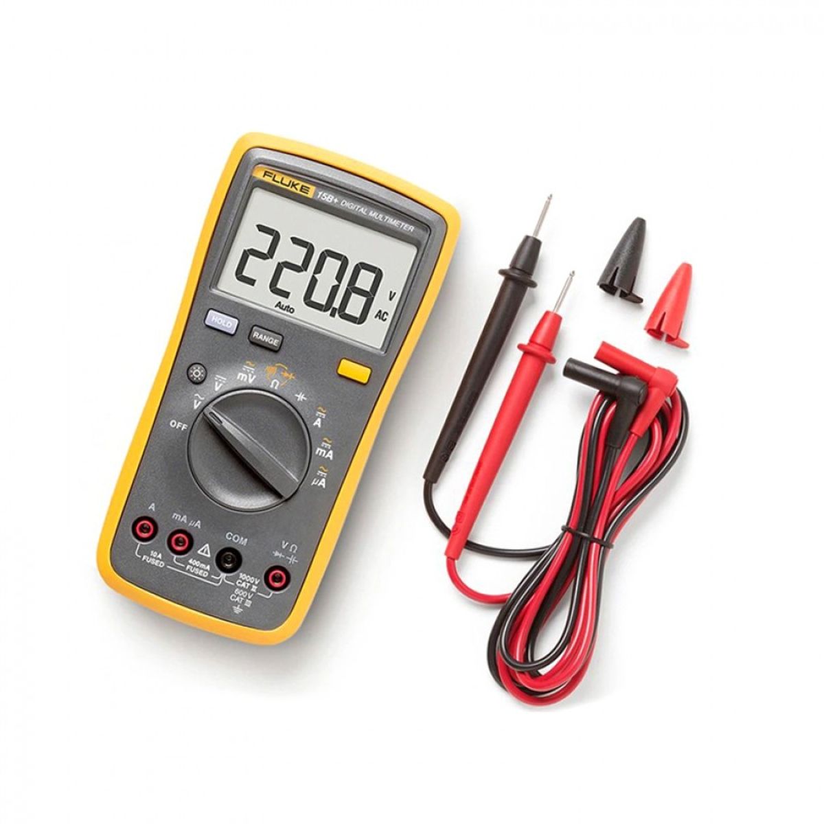 FLUKE - Multímetro  Multitester Fluke 15b+