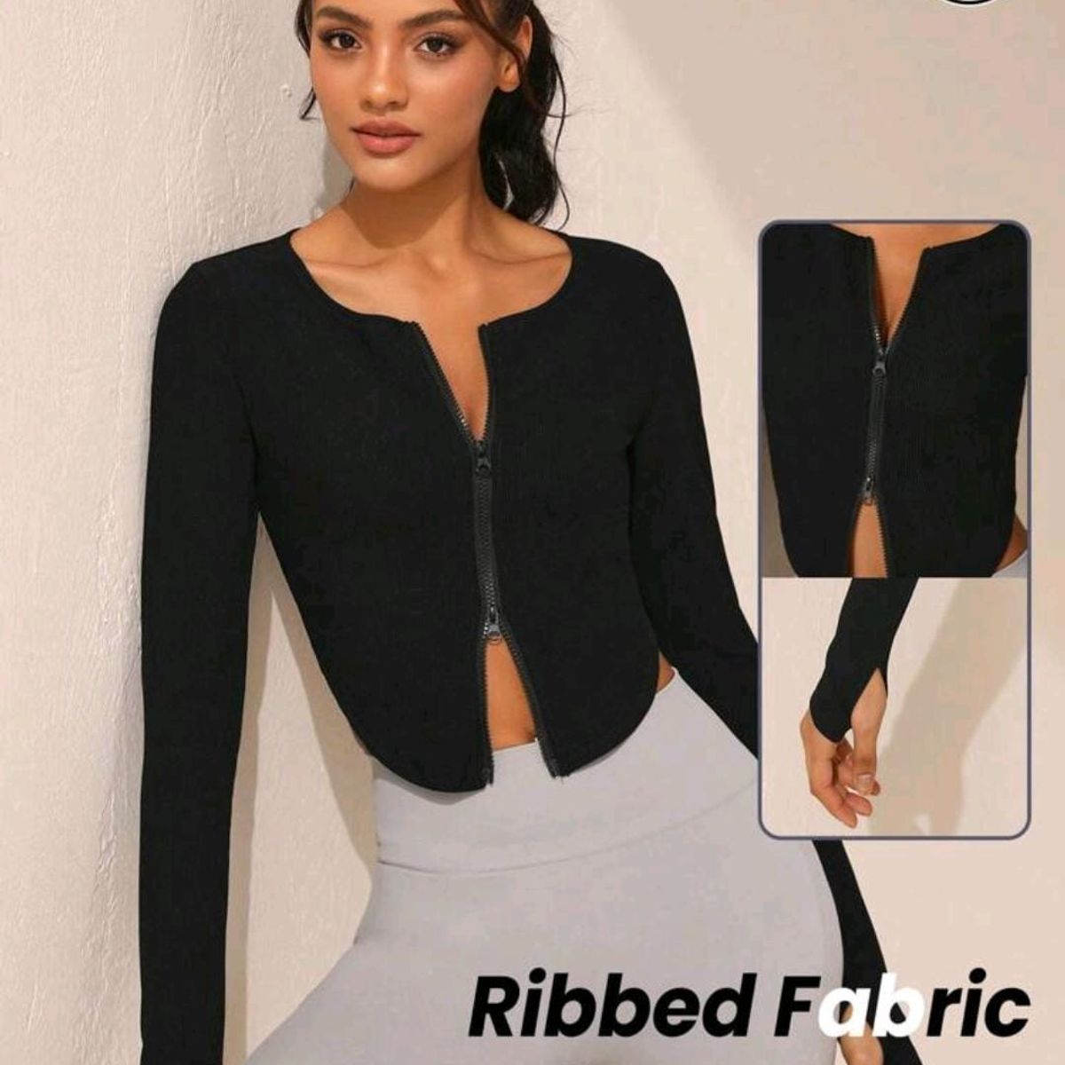 GENERICO - SHEIN Chaqueta Deportiva De Cierre