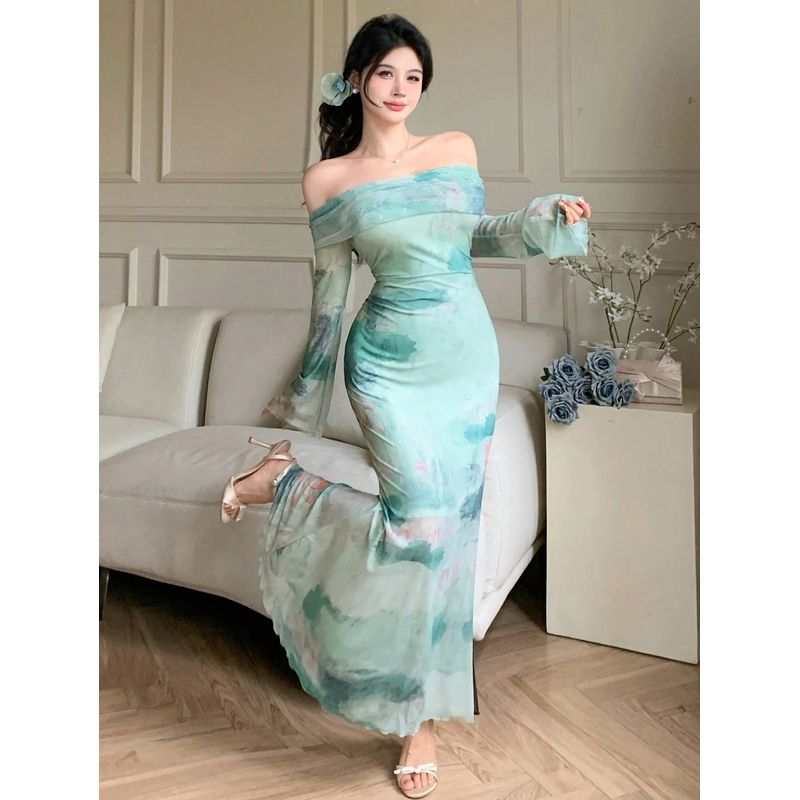 GENERICO - VESTIDO LOLITAS VERDE FLOREADO COQUETTE SIRENA