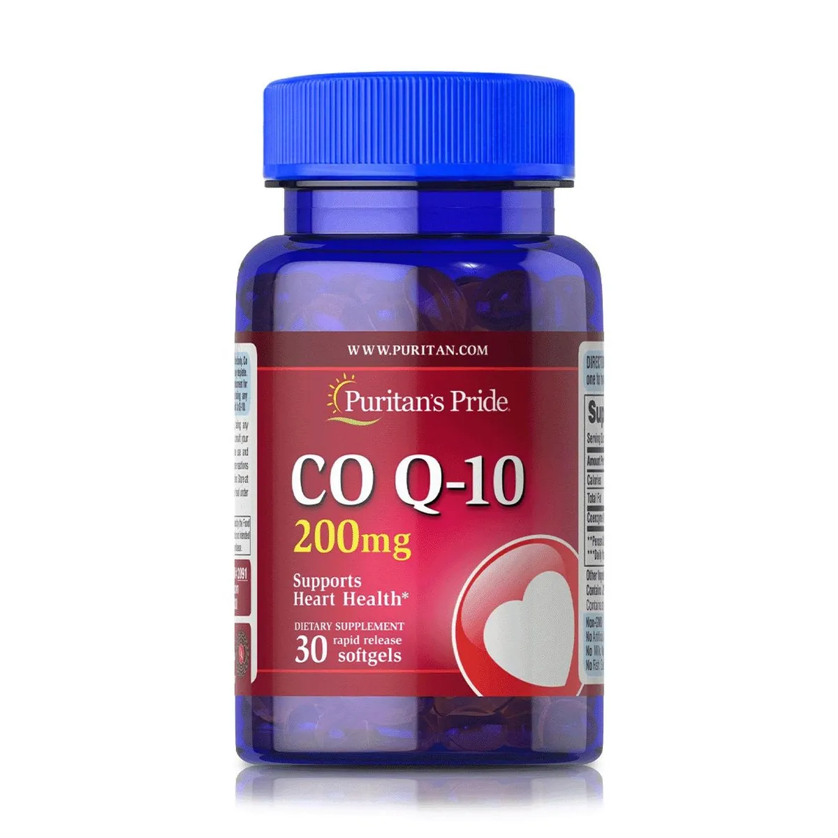 PURITANS PRIDE - Coenzima Q-10 200 mg (30 Softgels) – Puritan’s Pride