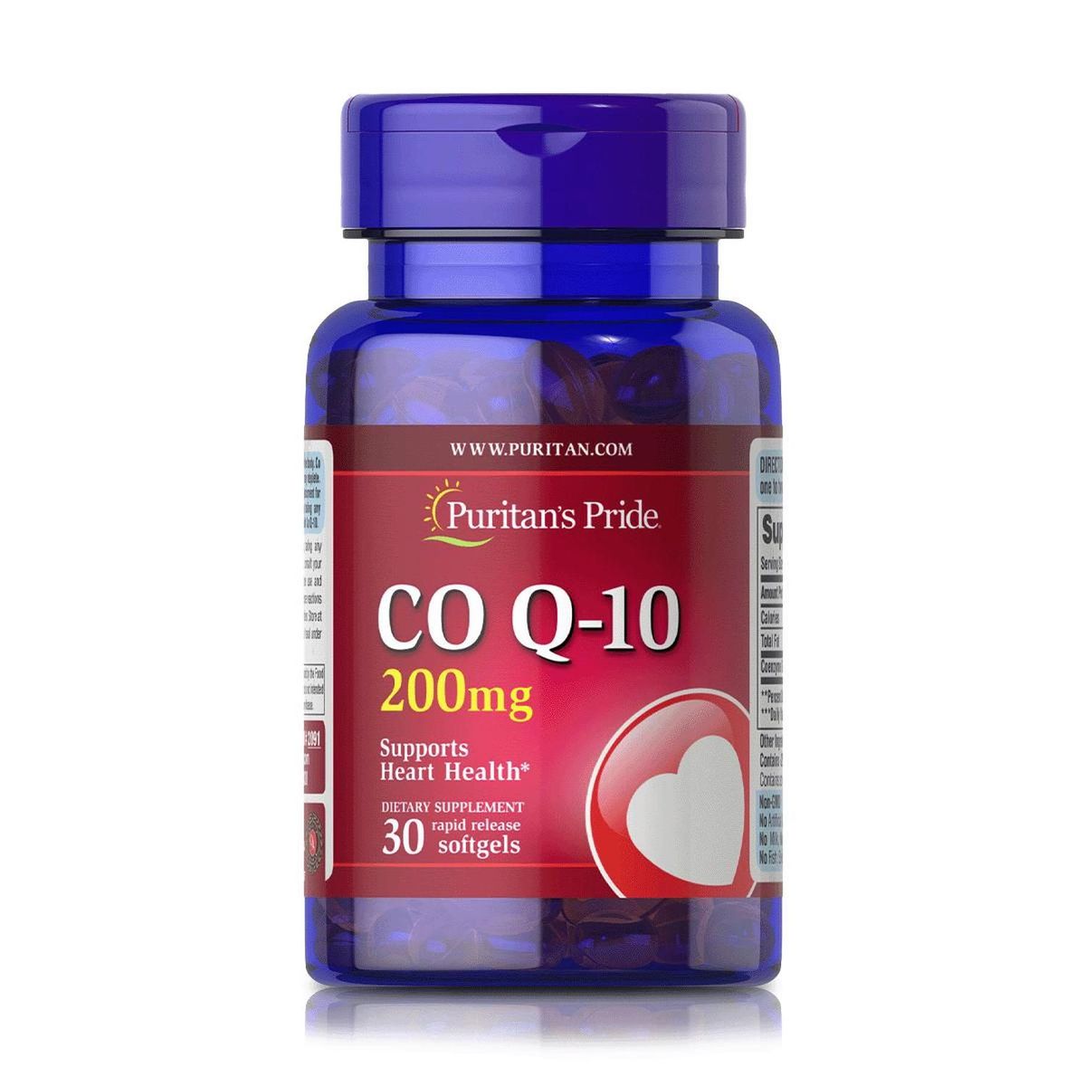 PURITANS PRIDE - Coenzima Q-10 200 mg (30 Softgels) – Puritan’s Pride