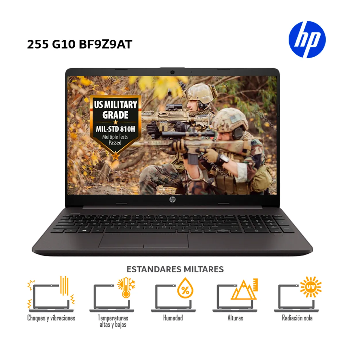 HP - Laptop HP 255 G10 15.6” AMD Ryzen 5 7520U/ 16Gb Ram/ 512Gb SSD - BF9Z9AT