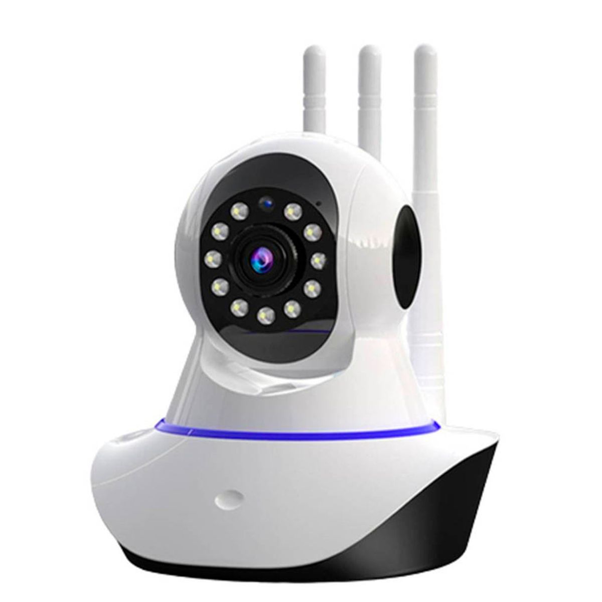 SEISA - Camara de Vigilancia Wifi 360 3 antenas Full HD 1080 Giratorio