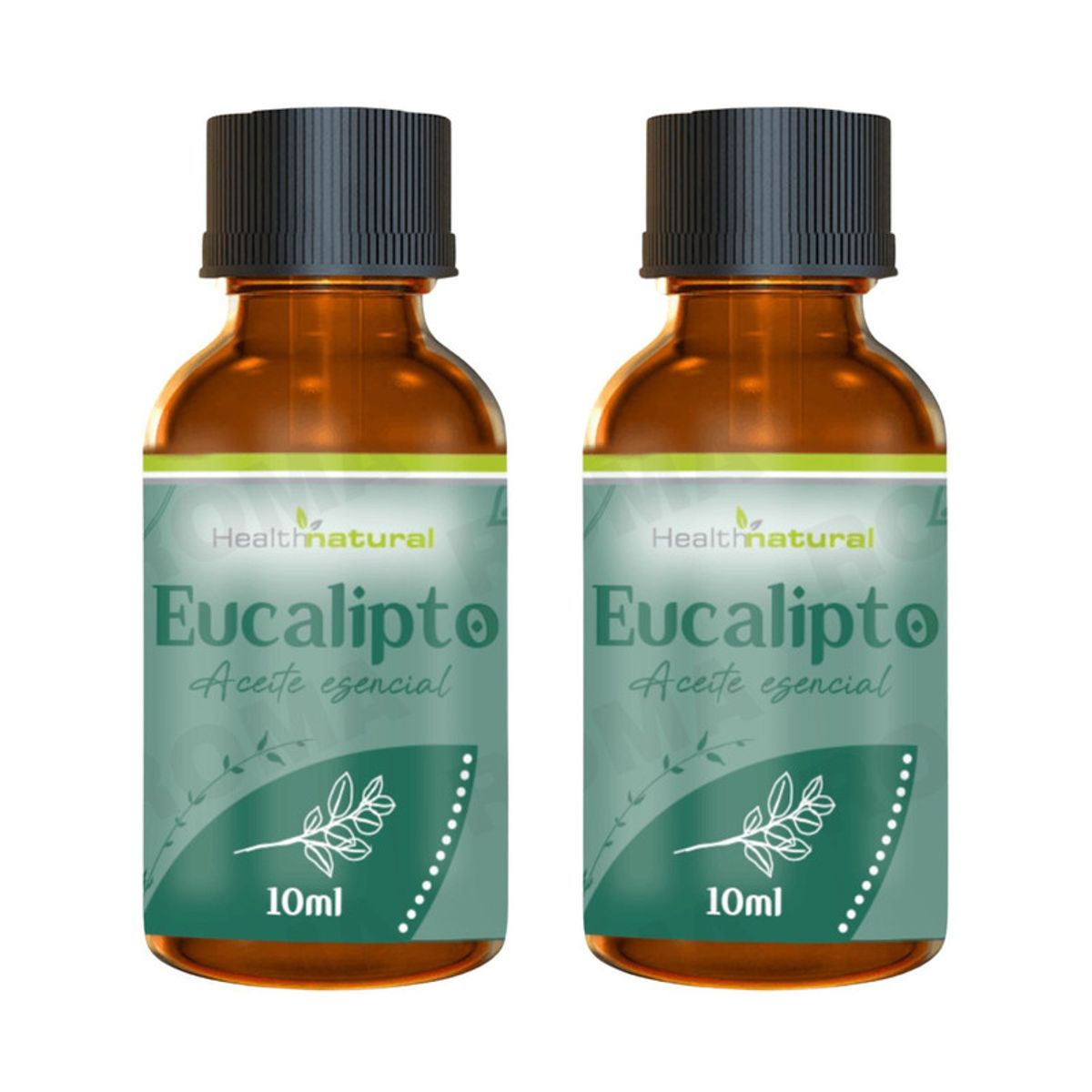 HEALTH NATURAL - PACK 2 ACEITE ESENCIAL DE EUCALIPTO 20ML