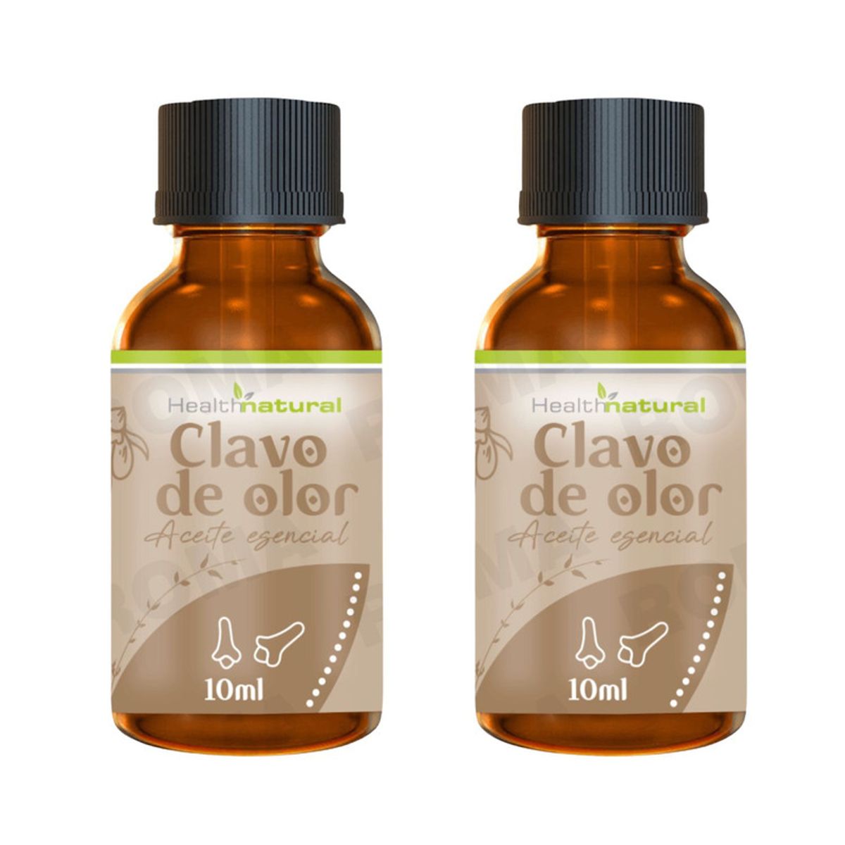 HEALTH NATURAL - PACK 2 ACEITE SENCIAL DE CLAVO DE OLOR HEALTHNATURAL 20ML