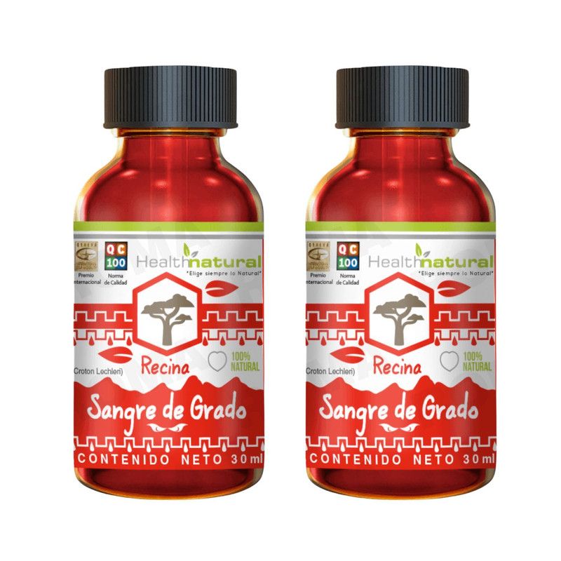 HEALTH NATURAL - PACK 2 RESINA DE SANGRE DE GRADO HEALTHNATURAL 60ML