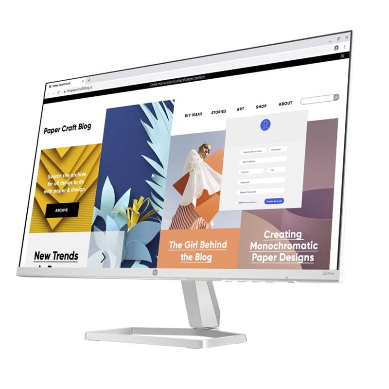 HP - Monitor HP 524sw de 23.8" Panel IPS 100Hz 5ms,1 VGA, 1 HDMI 94C21AA