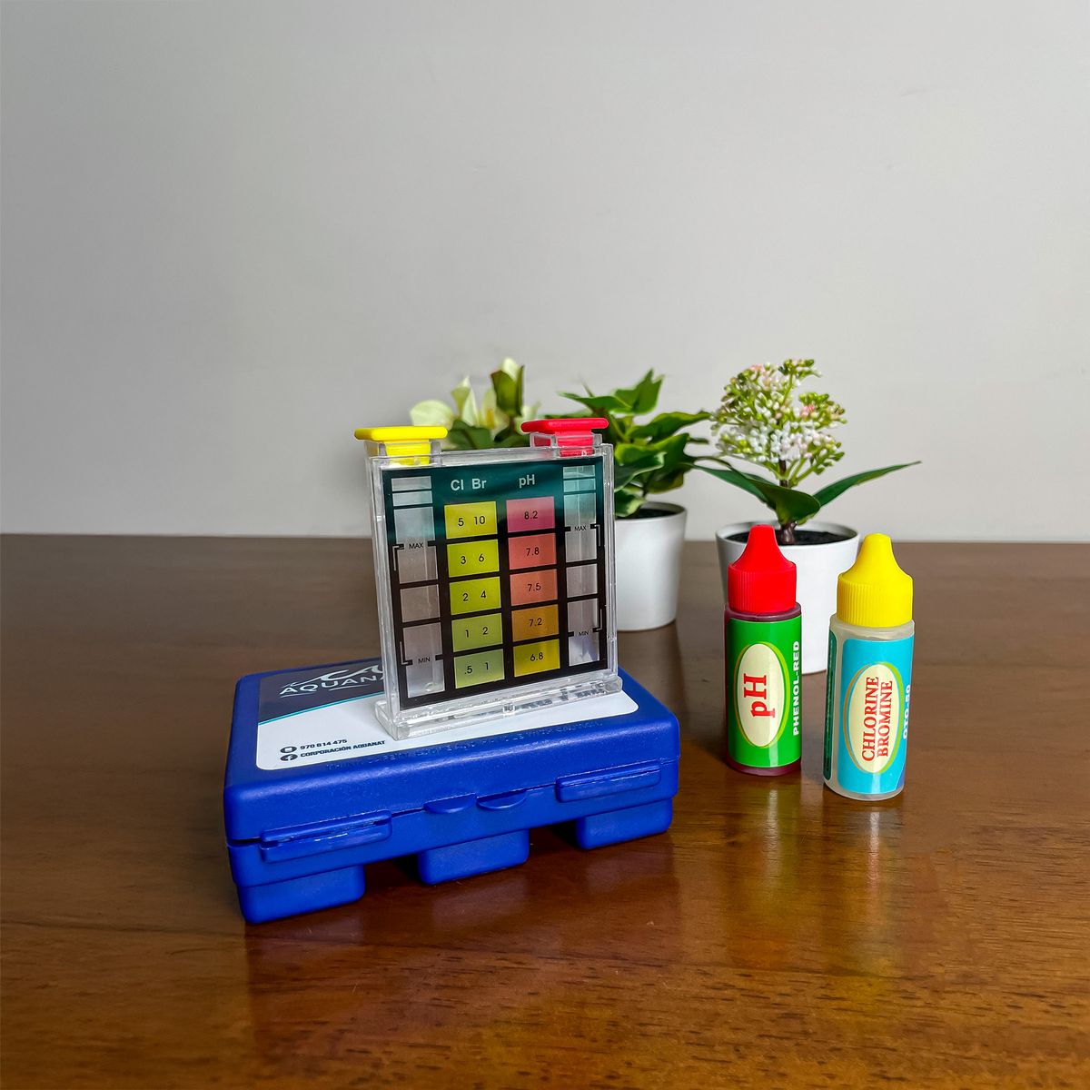 GENERICO - SET ANALIZADOR DE CLORO Y PH AQUANAT