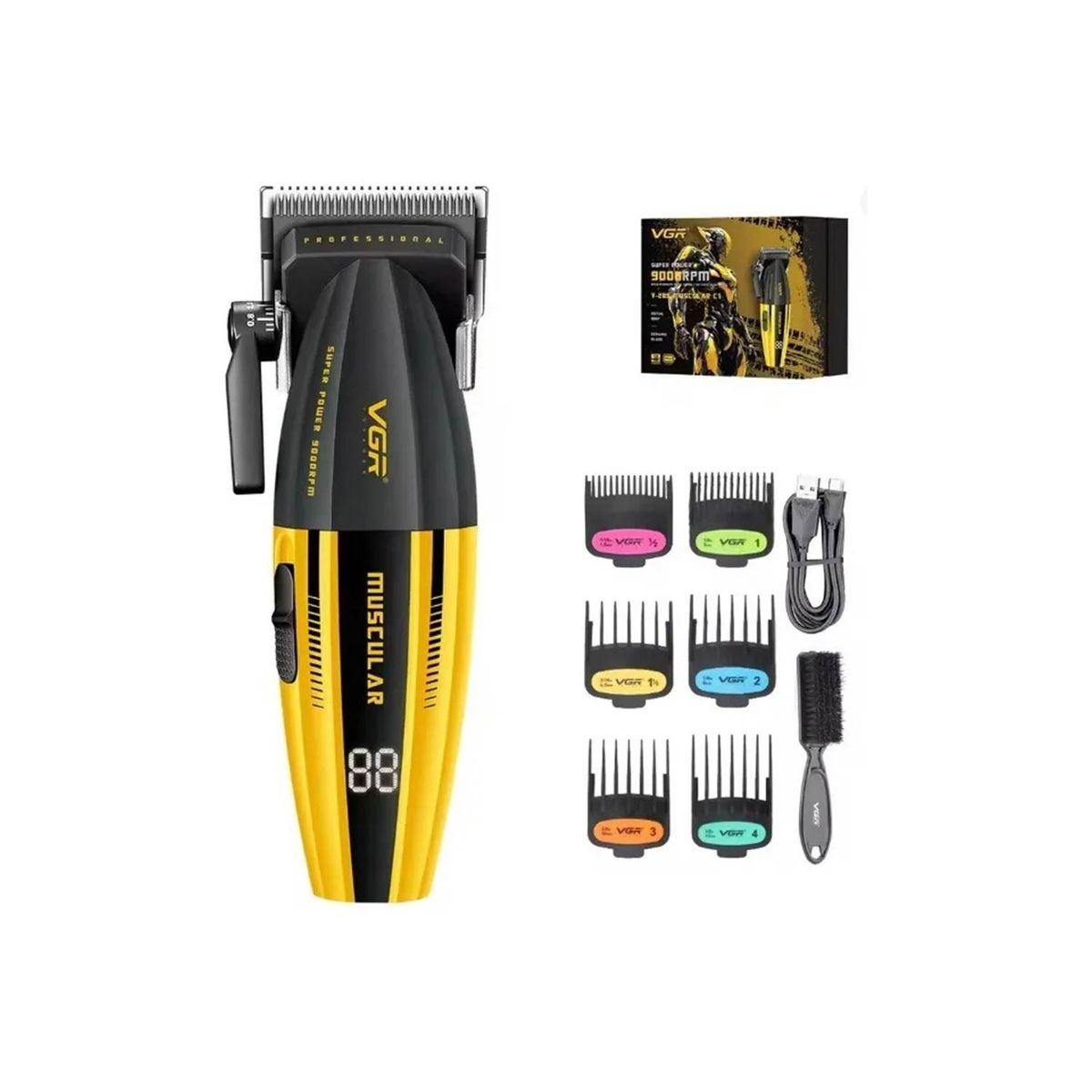 GENERICO - Maquina de cortar cabello Profesional VGR B01