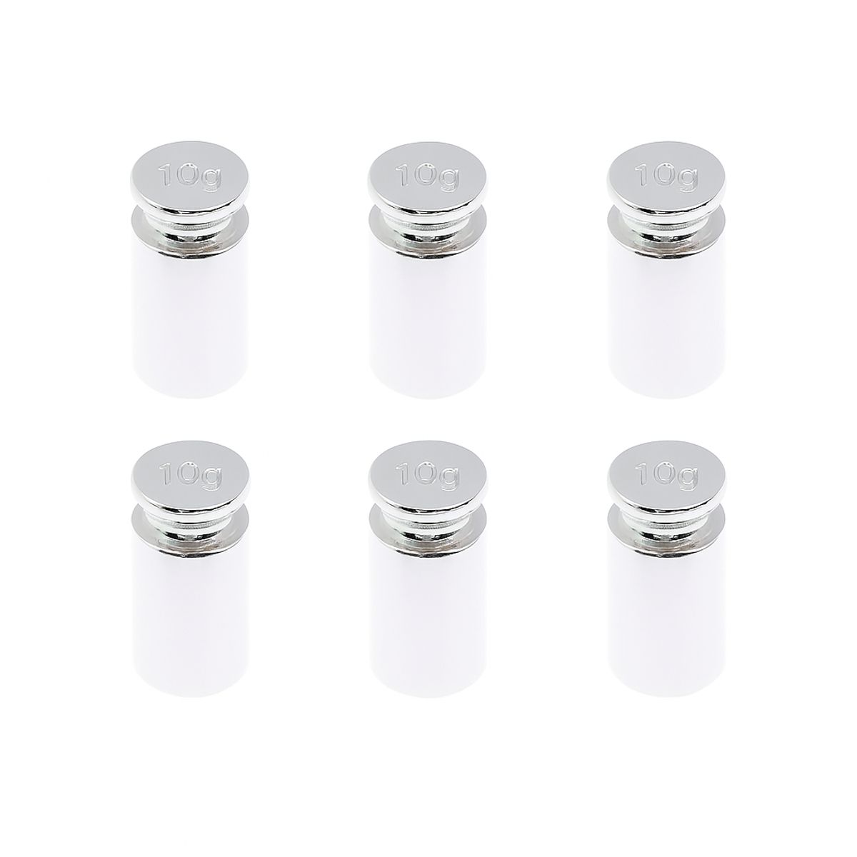 GENERICO - PACK X6 PESA CALIBRACION 10 GRAMOS BALANZA DIGITAL