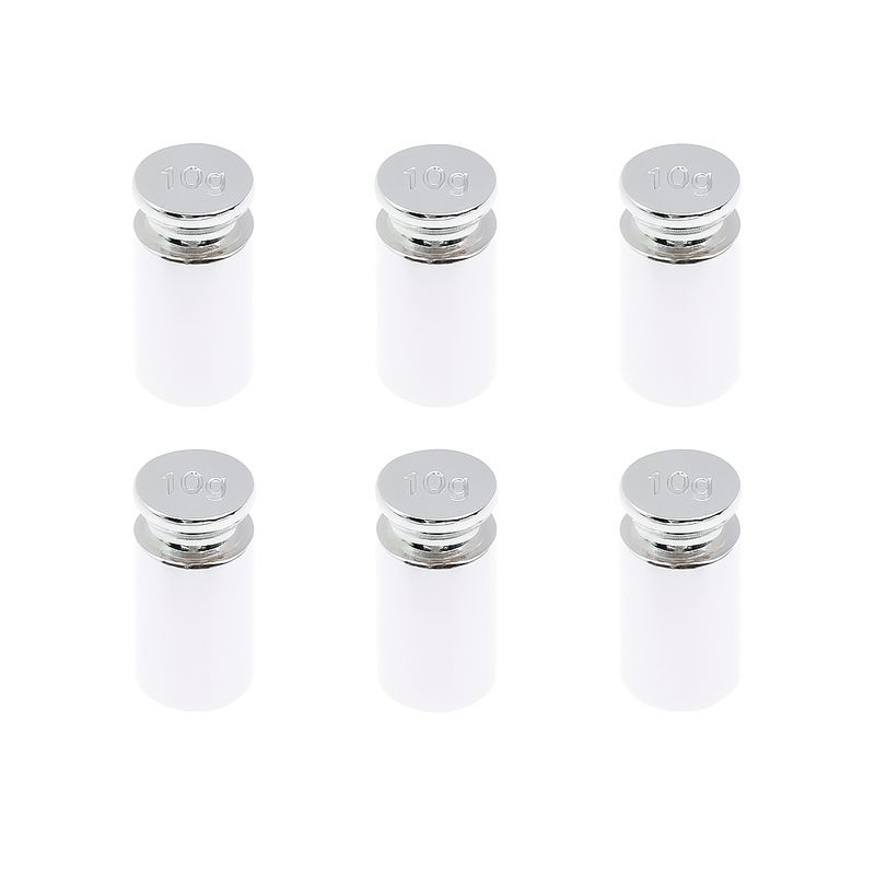 GENERICO - PACK X6 PESA CALIBRACION 10 GRAMOS BALANZA DIGITAL