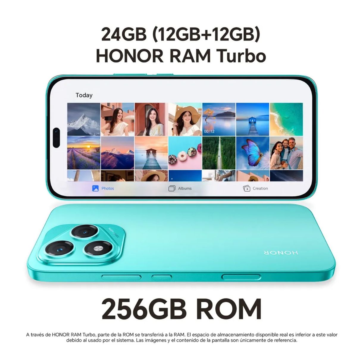 HONOR - Celular Honor 400 Lite 5G 256GB 12GB Ram Verde