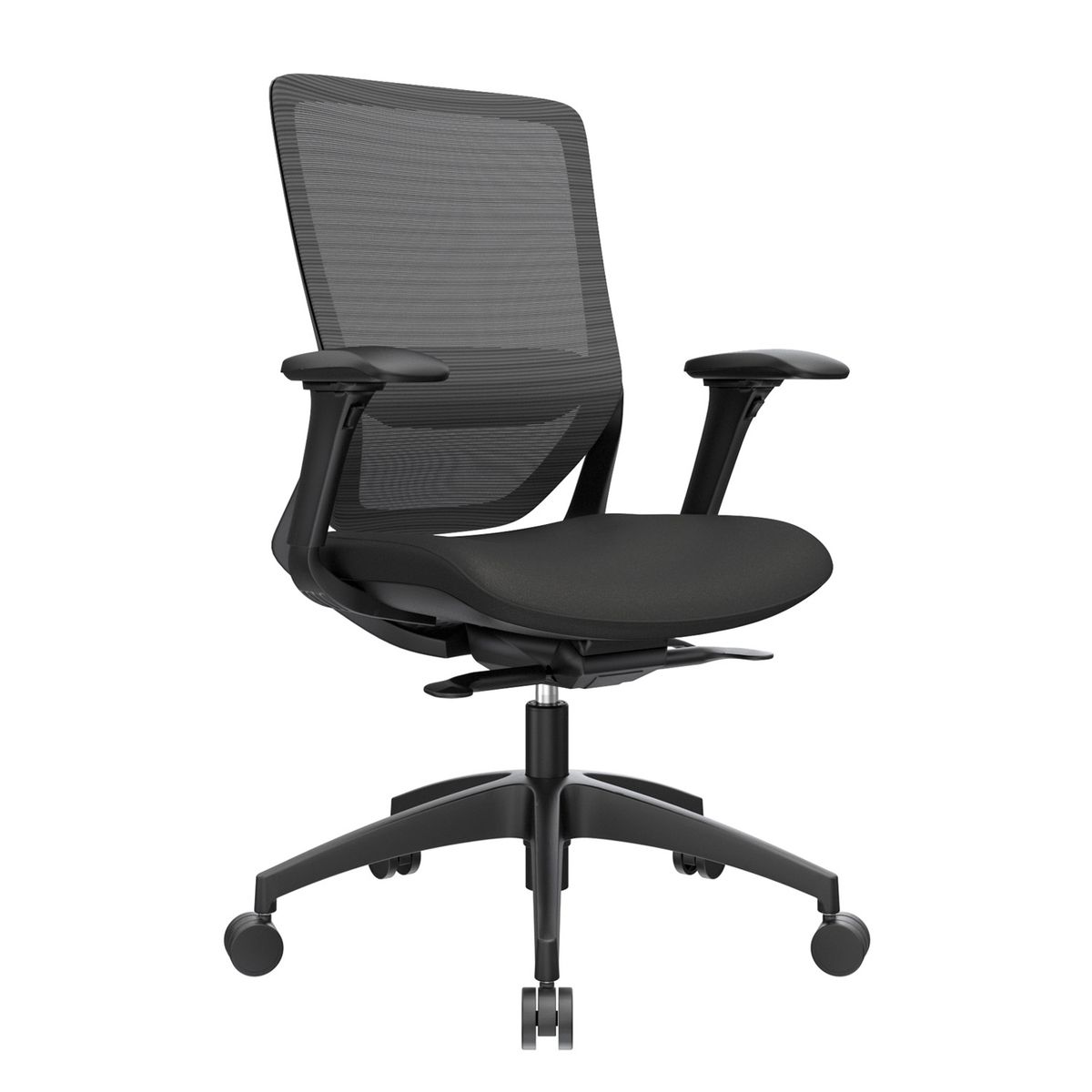 OFIDEAS - Silla Ergonómica Reclinable Brazo 4d Loop Gerencial Negro Ofideas