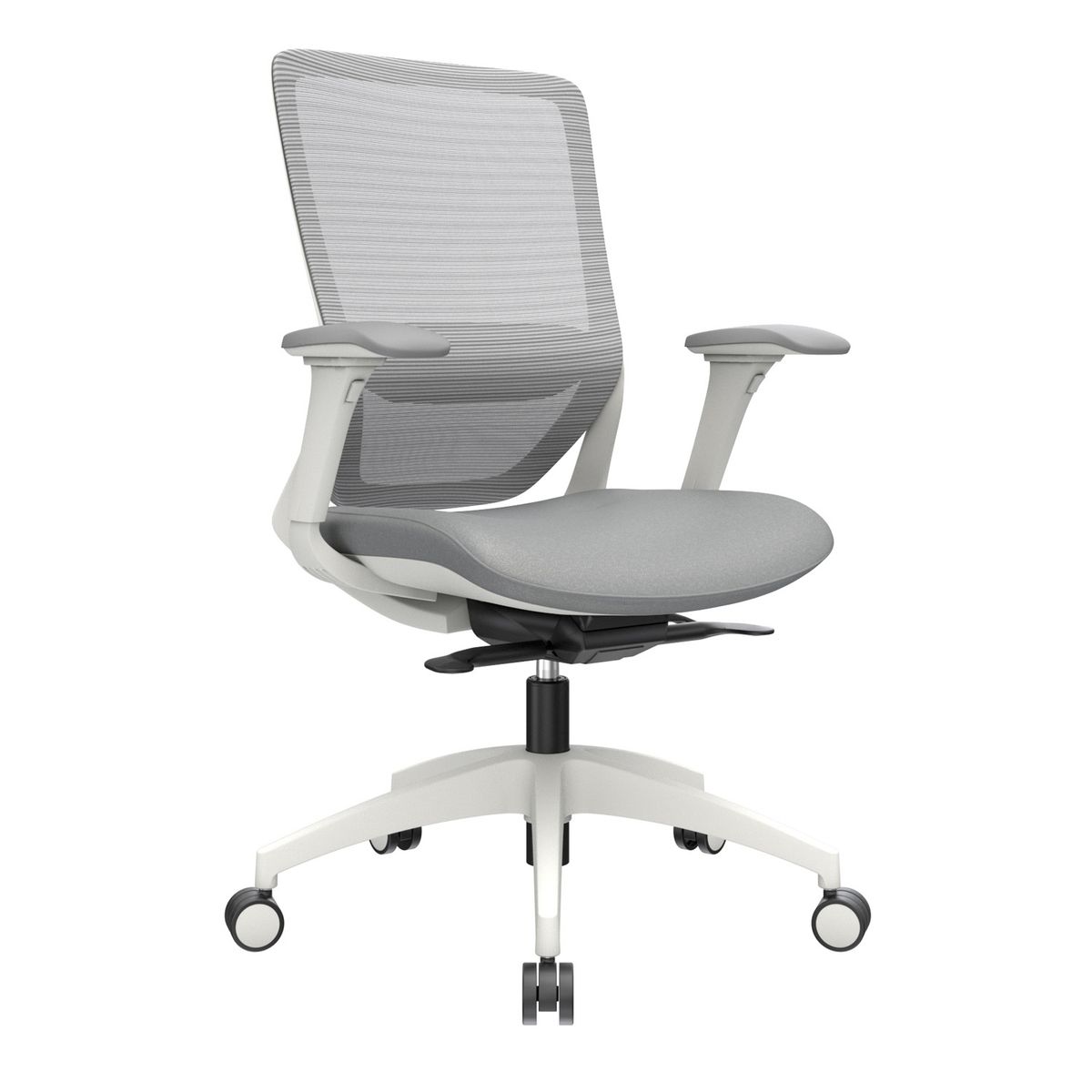 OFIDEAS - Silla Ergonómica Reclinable Brazo 4d Loop Gerencial Gris Ofideas