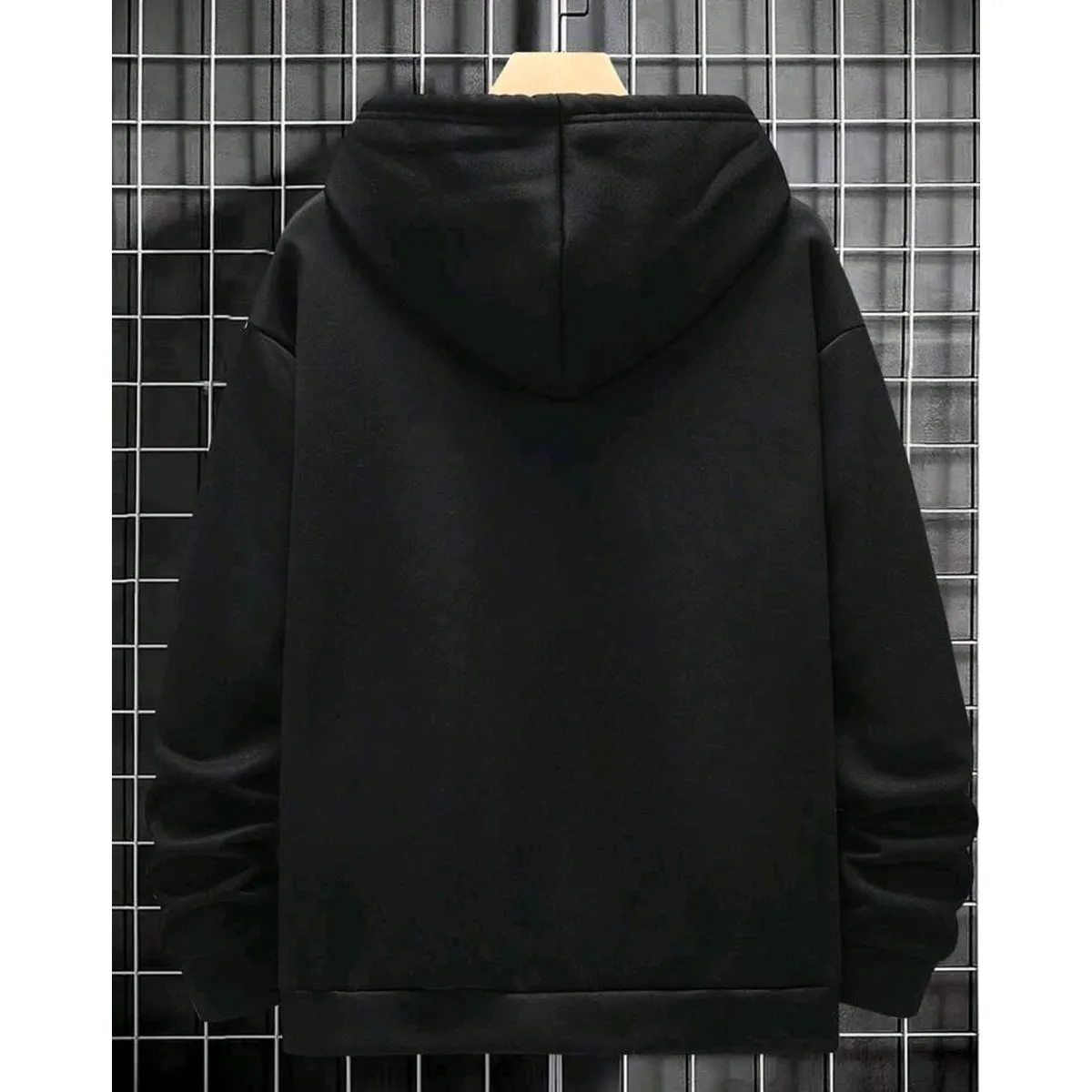 GENERICO - SHEIN Sudadera con capucha de color negro