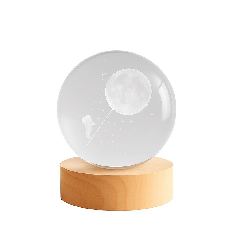 GENERICO - Lámpara Esfera Cristal  Escalera a la Luna