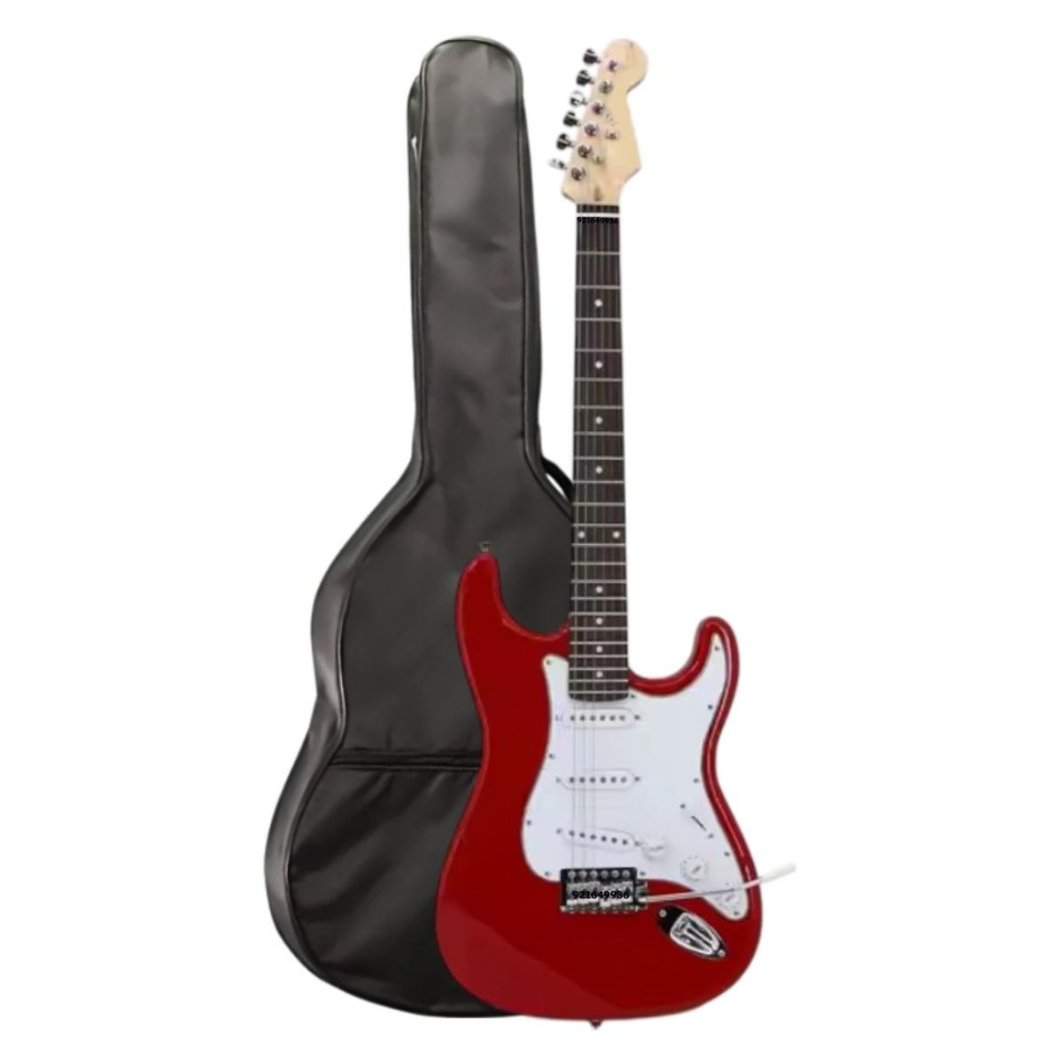 GENERICO - Guitarra eléctrica Modelo STRATOCASTER ROJO & Accesorios