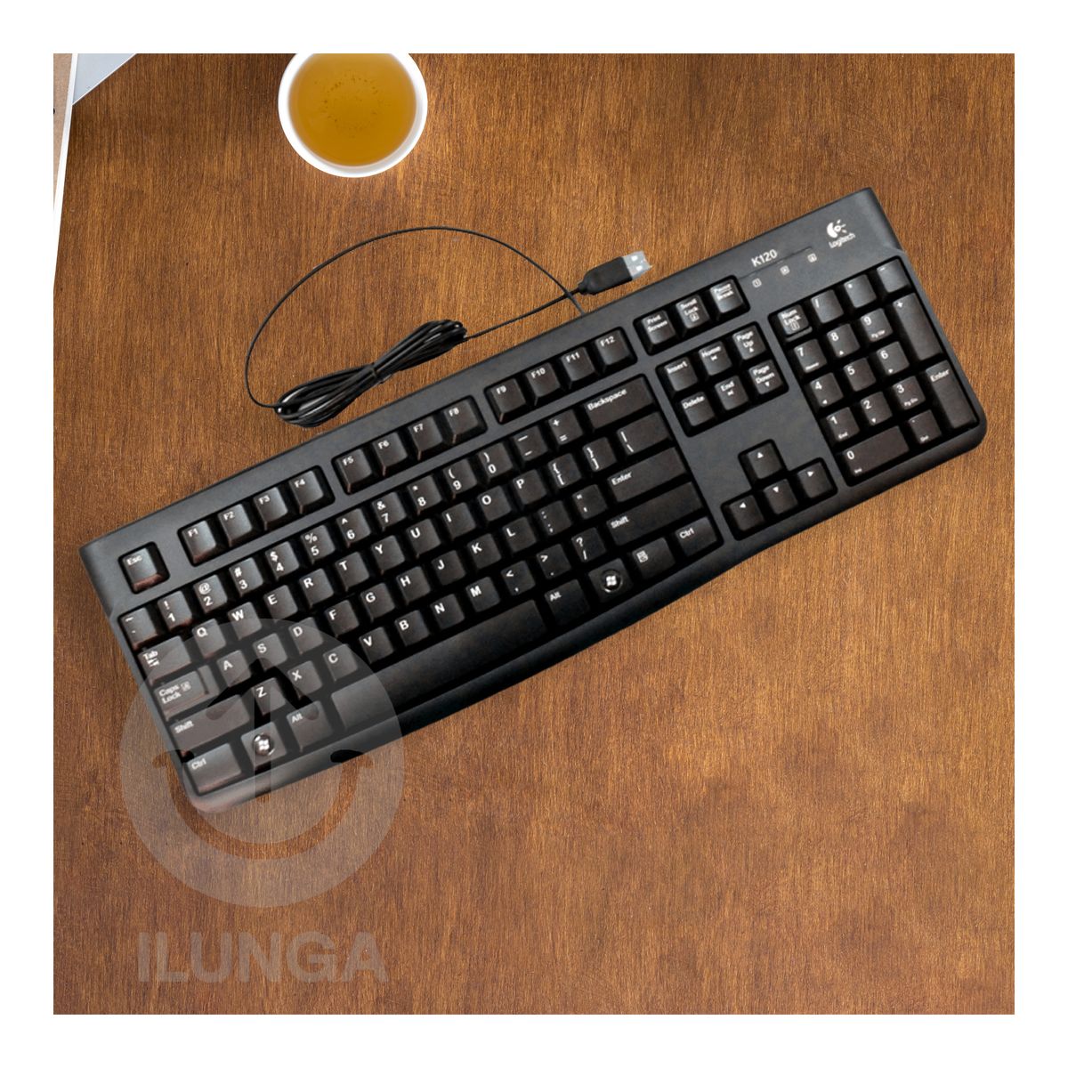 LOGITECH - Teclado Logitech K120 Usb Para Pc Computadora