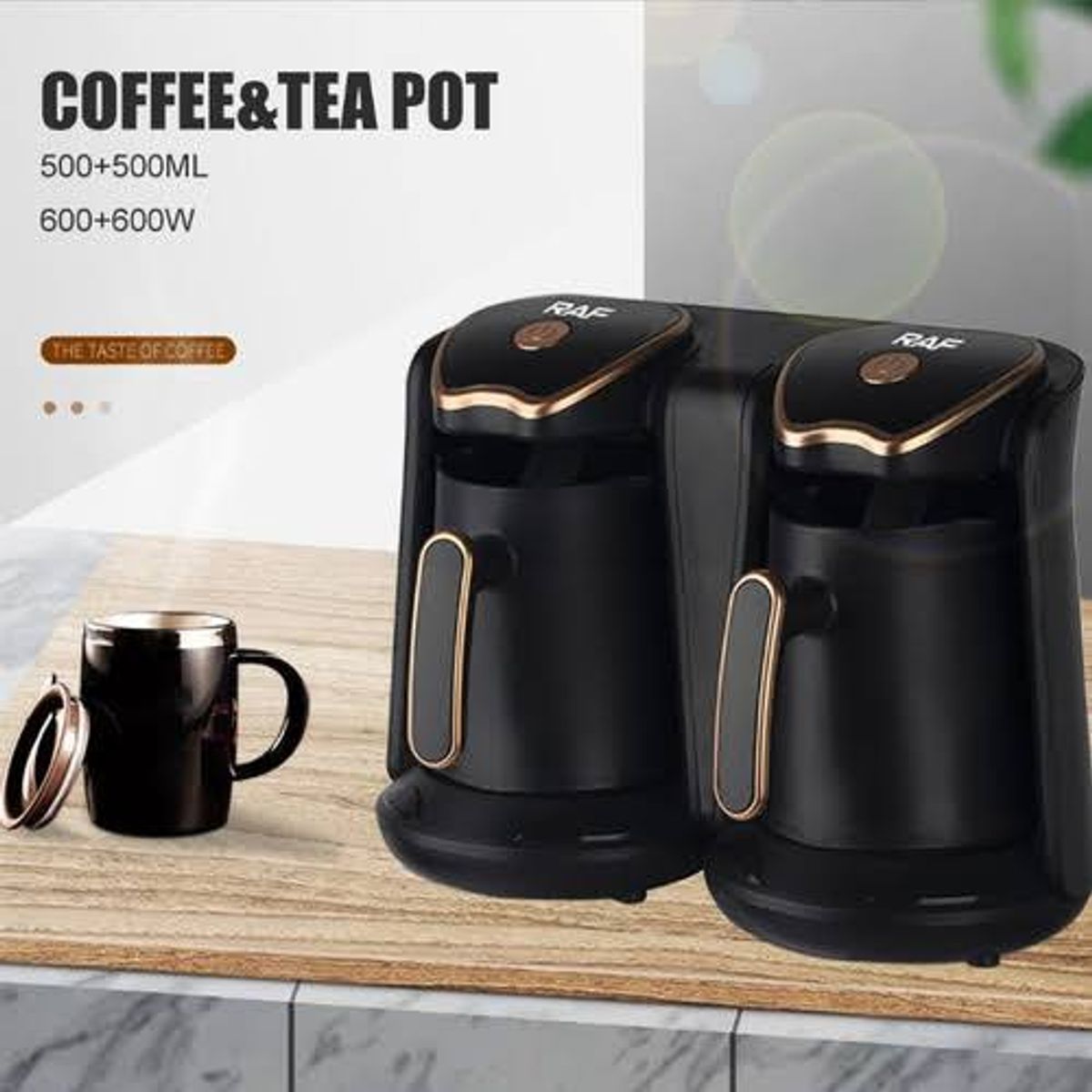 OEM - Cafetera Eléctrica Turca RAF R109  Café Turco Auténtico en Minutos