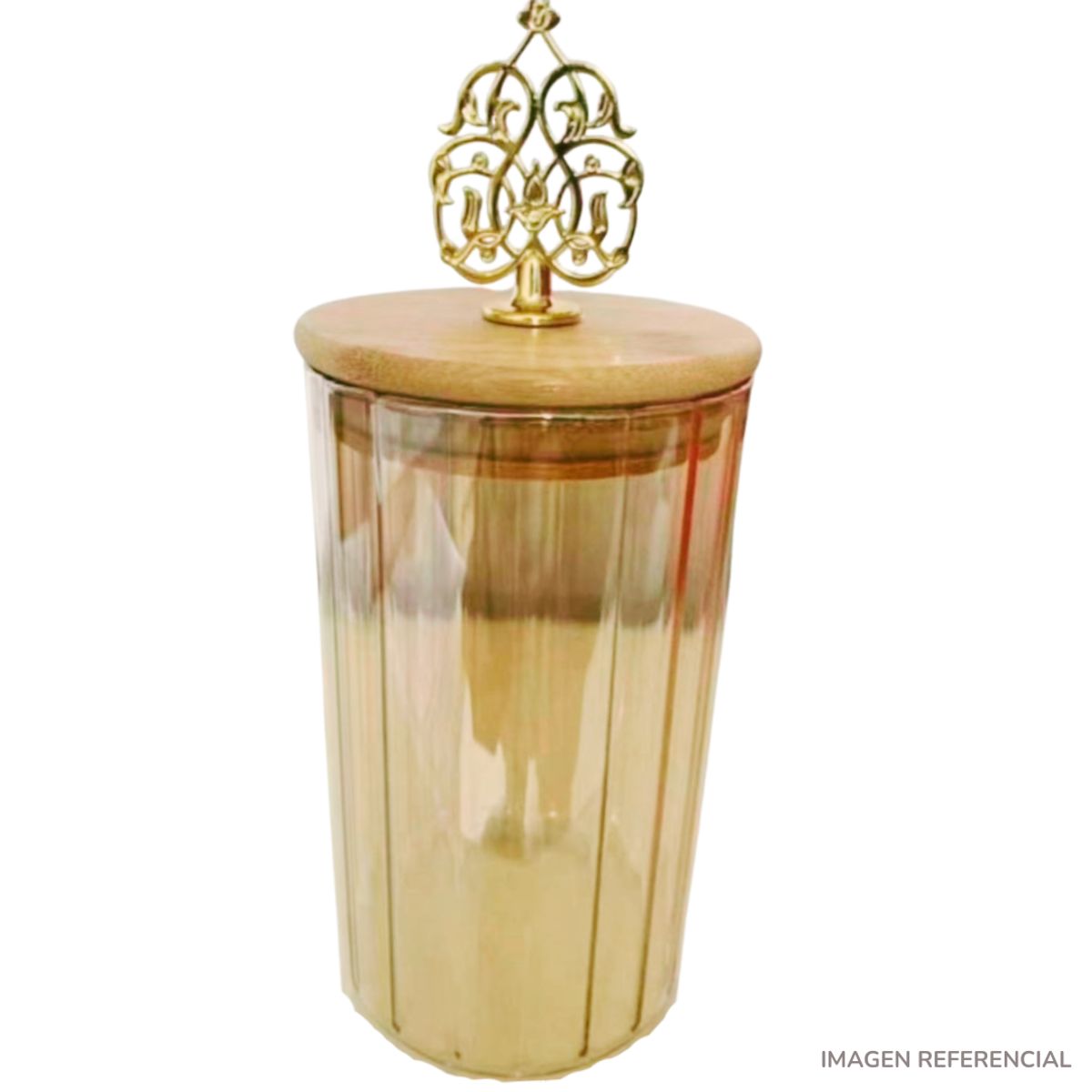 INSPIRA MARKET - Frascos de almacenamiento Dorado