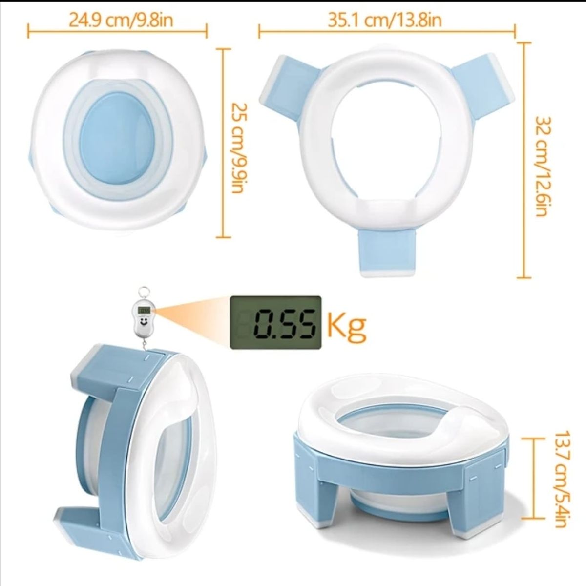 GENERICO - Bacín Portátil Plegable Camila