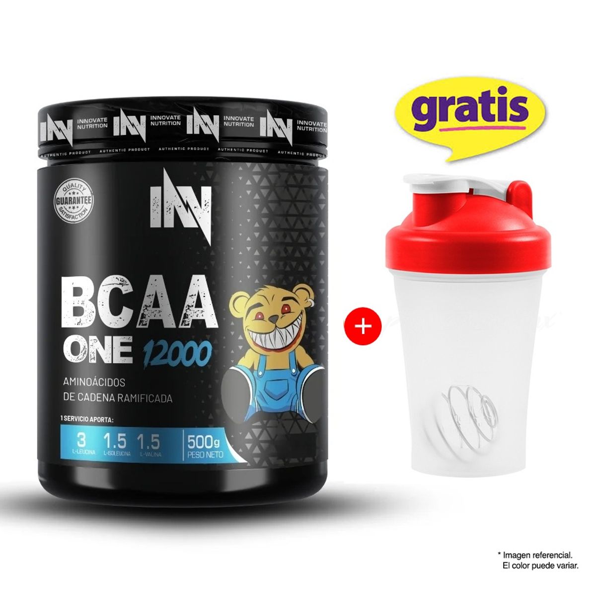 INN INNOVATE NUTRITION - BCAA 12000 de 500 GRAMOS FRUIT PUNCH INNOVATION NUTRITION