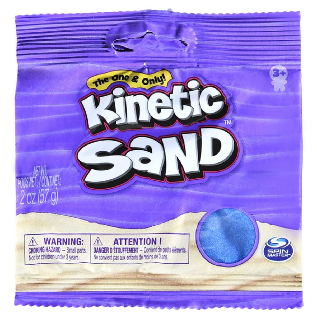 GENERICO - Kinetic Sand bolsita 57 grs de arena cinética azul