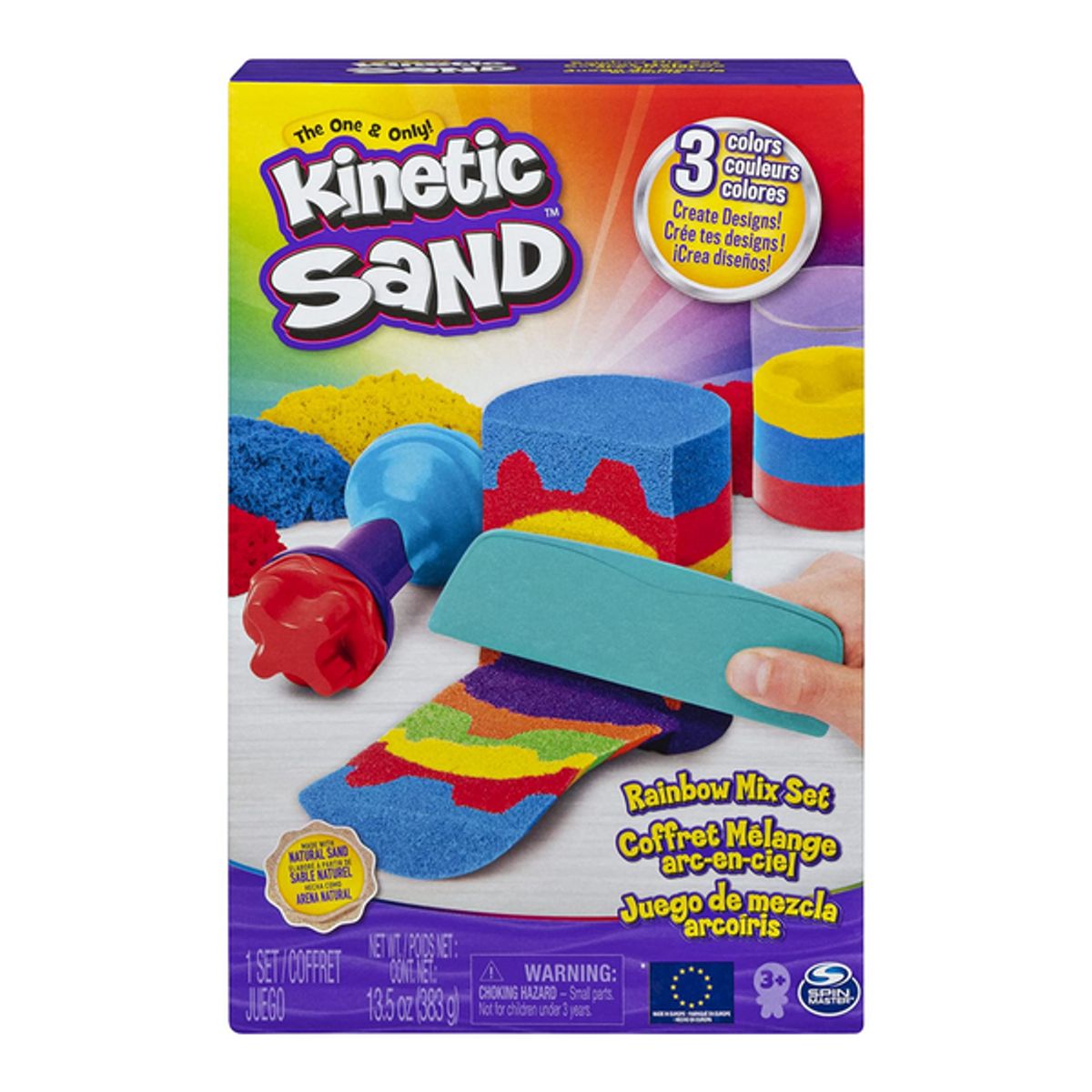 GENERICO - Kinetic Sand Set Rainbow Mix