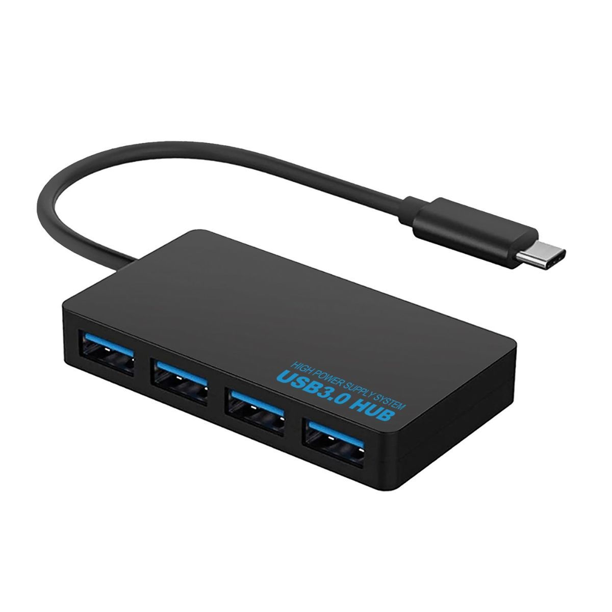 GENERICO - Adaptador Hub USB 3.0 de 4 Puertos