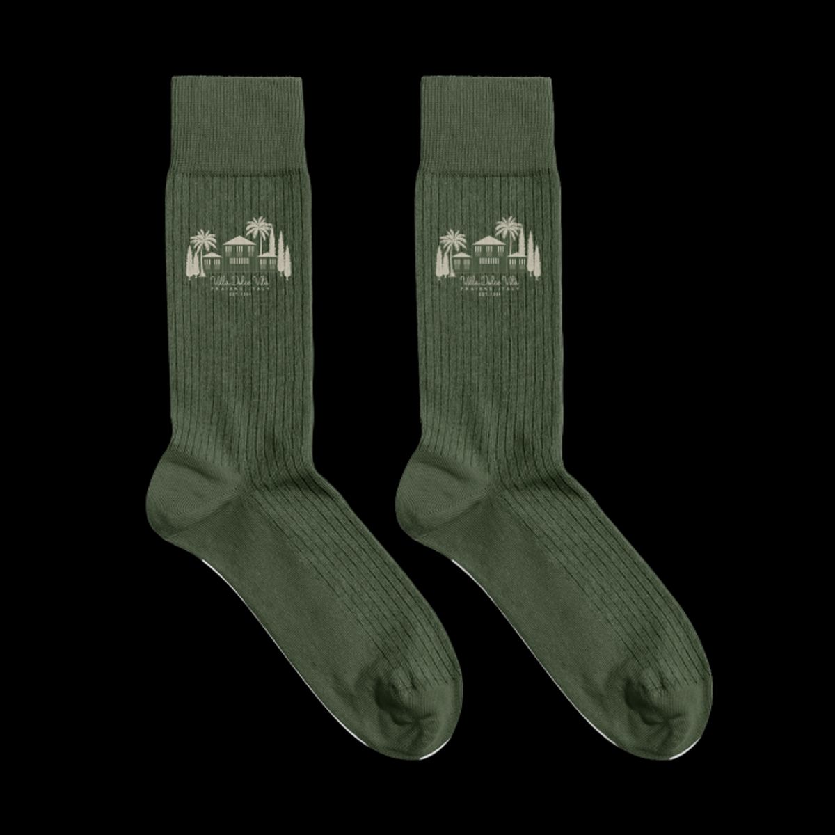 BILLY BROWN - Medias Dolce Vita en Blanco con Diseño, Unisex, 1 Par