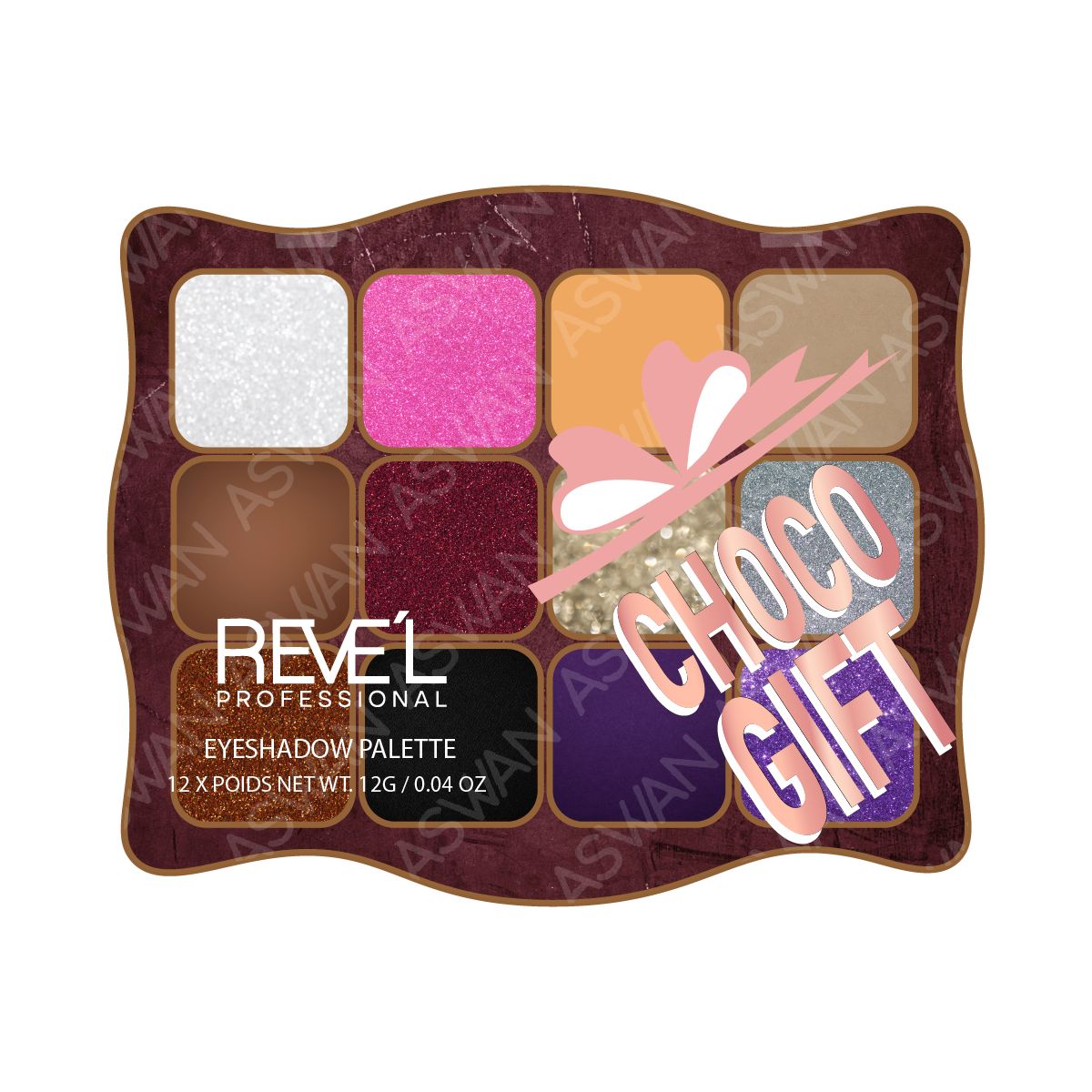 REVE'L PROFESSIONAL - PALETA SOMBRA DE OJOS CHOCOGIFT - REVEL
