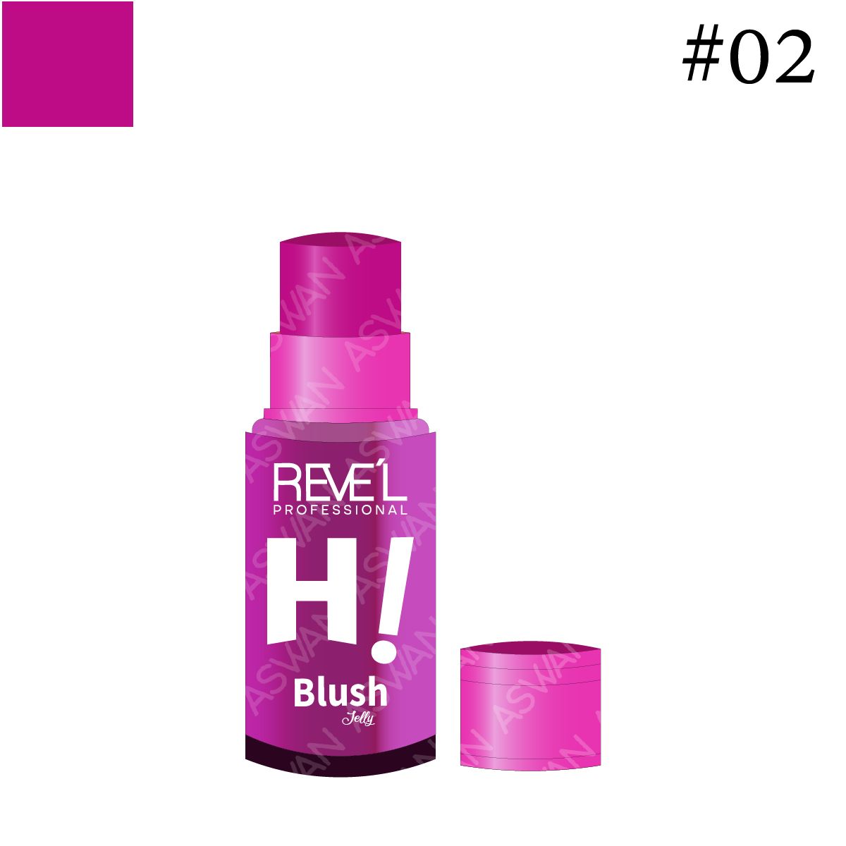 REVE'L PROFESSIONAL - RUBOR H BLUSH JELLY 02 - REVEL