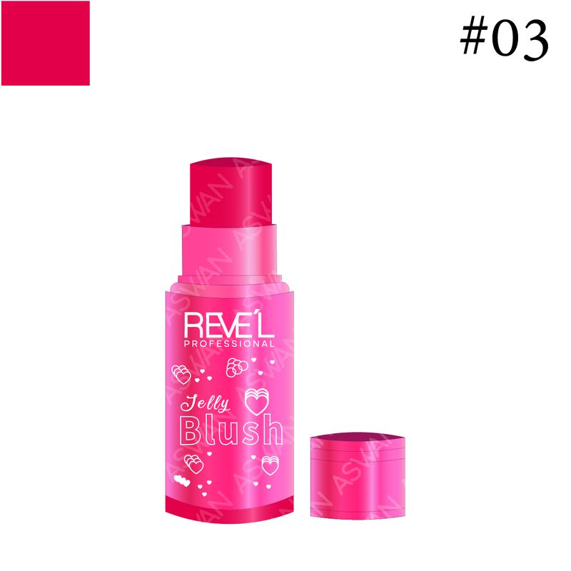 REVE'L PROFESSIONAL - RUBOR JELLY BLUSH LOVE 03 - REVEL